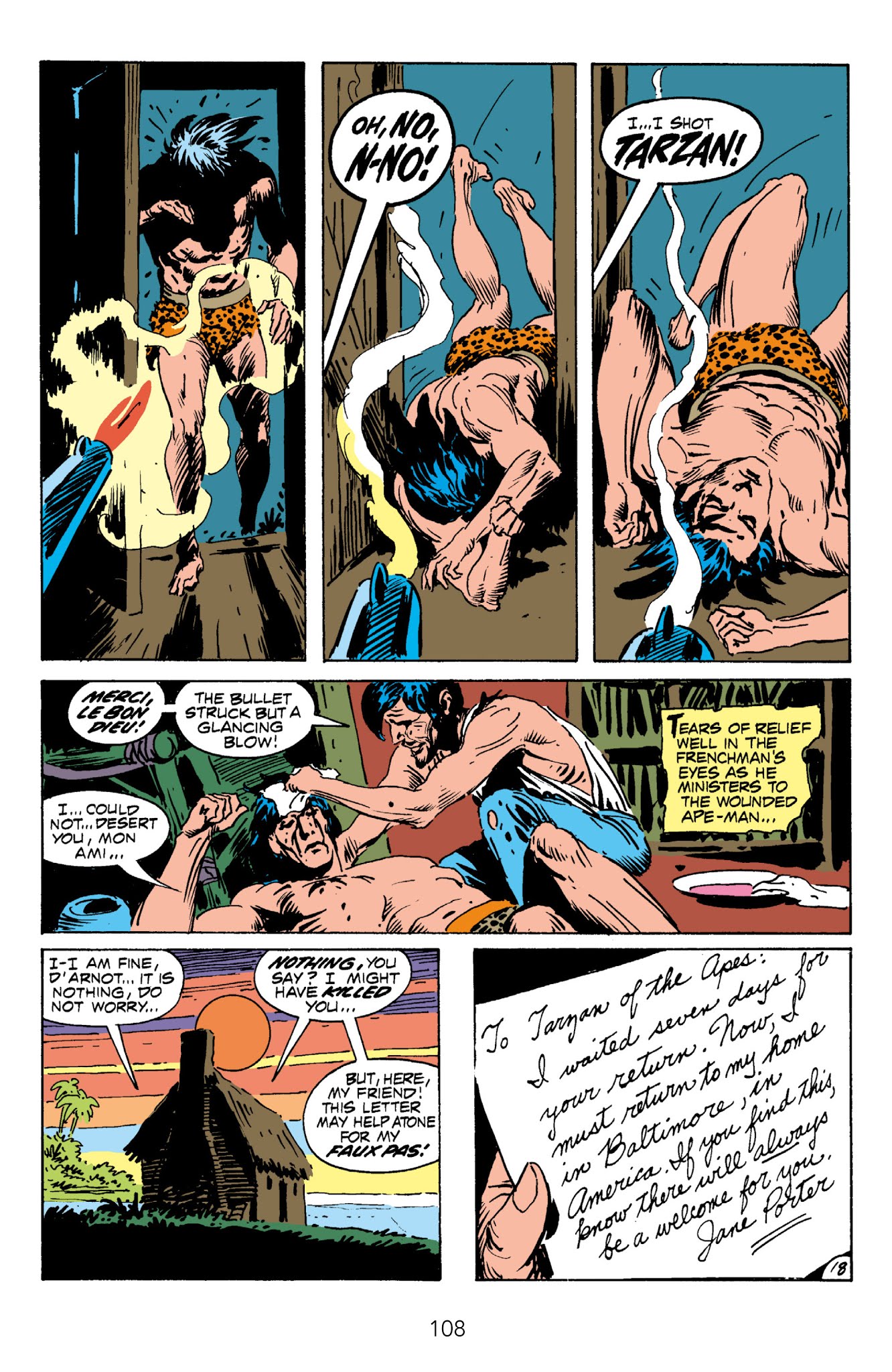 Read online Edgar Rice Burroughs' Tarzan The Joe Kubert Years comic -  Issue # TPB 1 (Part 2) - 10