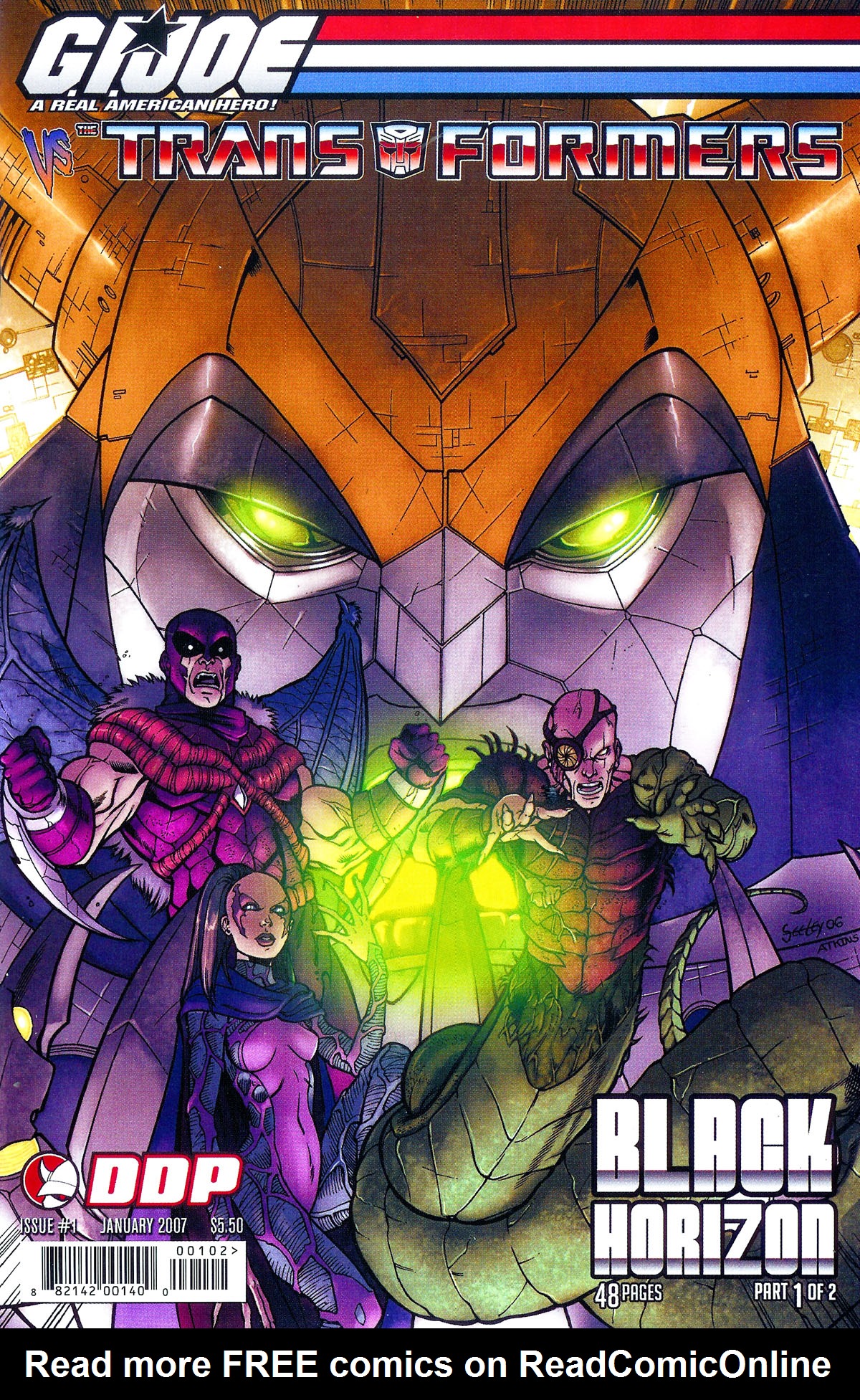 Read online G.I. Joe vs. The Transformers IV: Black Horizon comic -  Issue #1 - 2