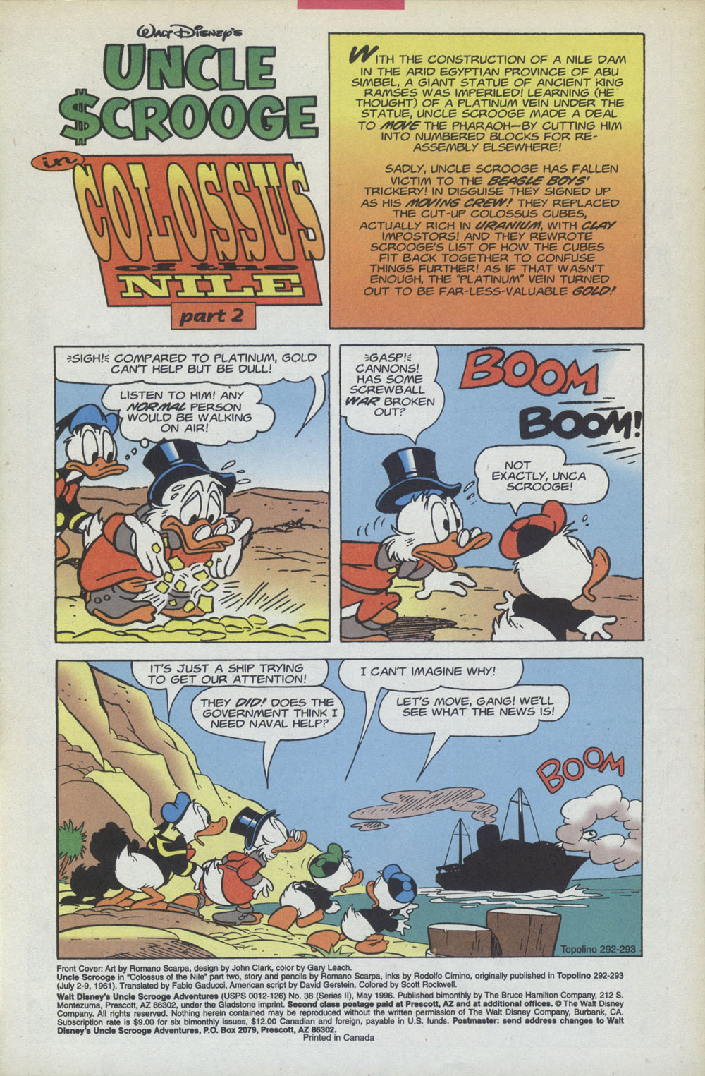 Walt Disney's Uncle Scrooge Adventures Issue #38 #38 - English 3