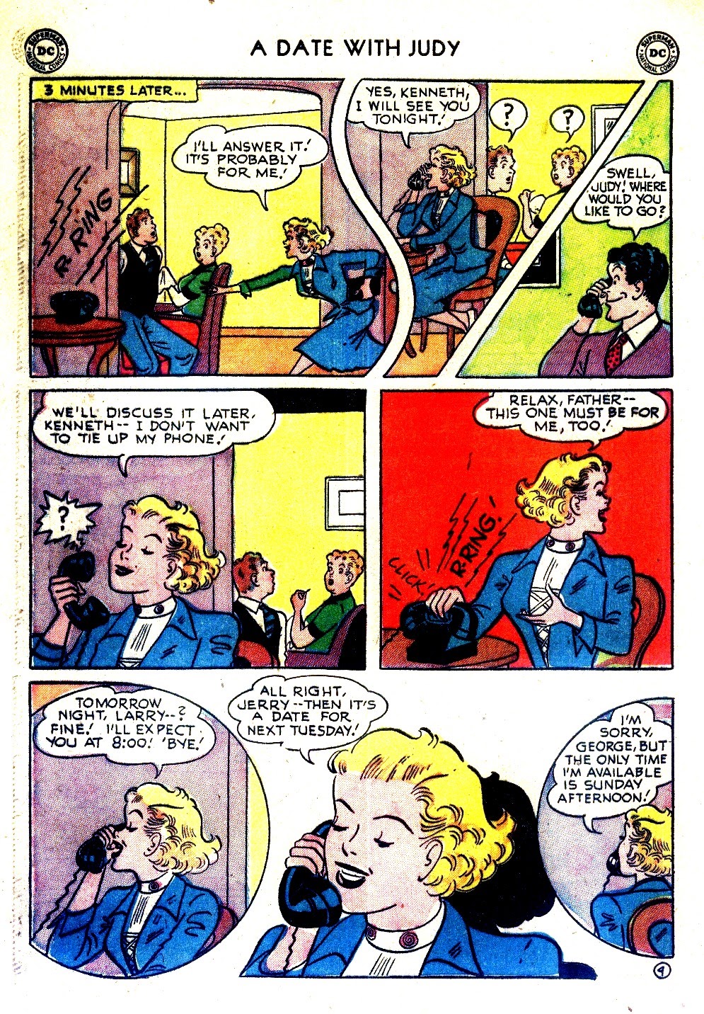 Read online A Date with Judy comic -  Issue #27 - 34