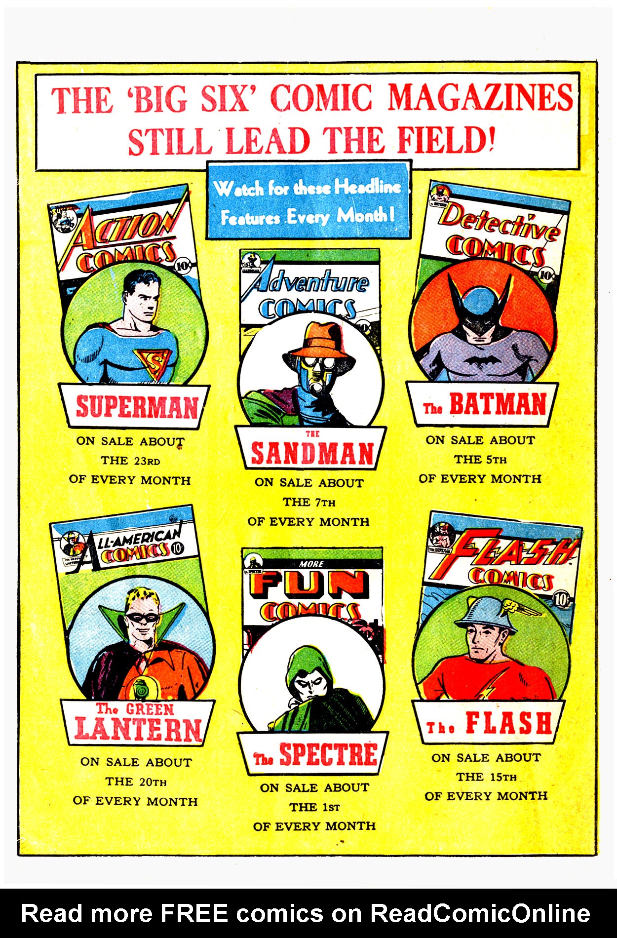Read online More Fun Comics comic -  Issue #60 - 66
