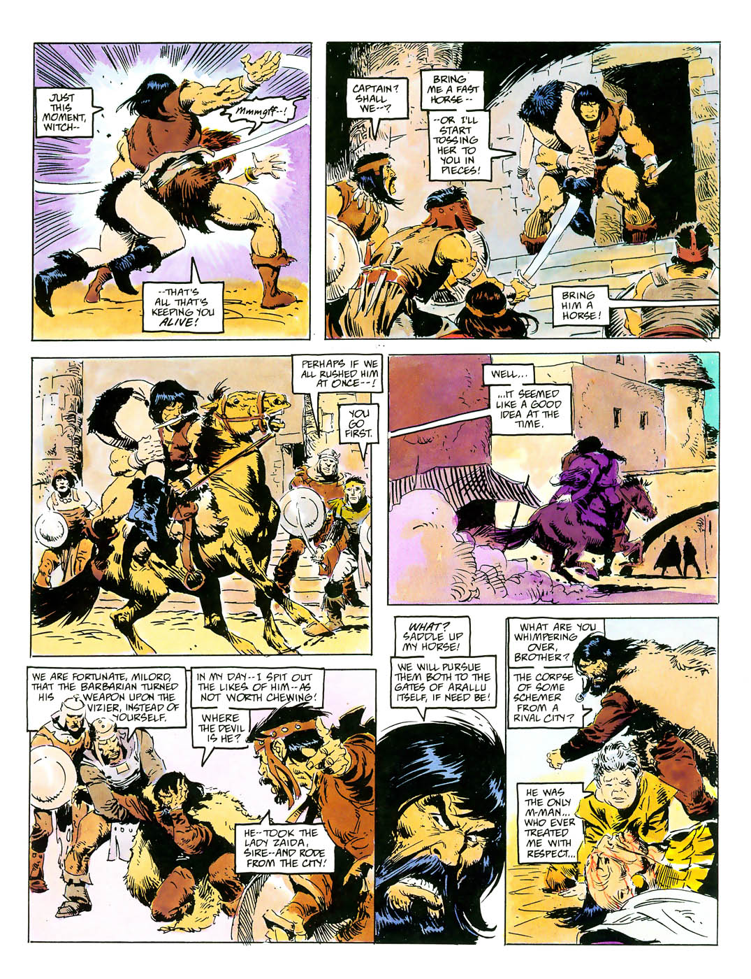 Read online Marvel Graphic Novel comic -  Issue #69 - Conan - The Rogue - 36