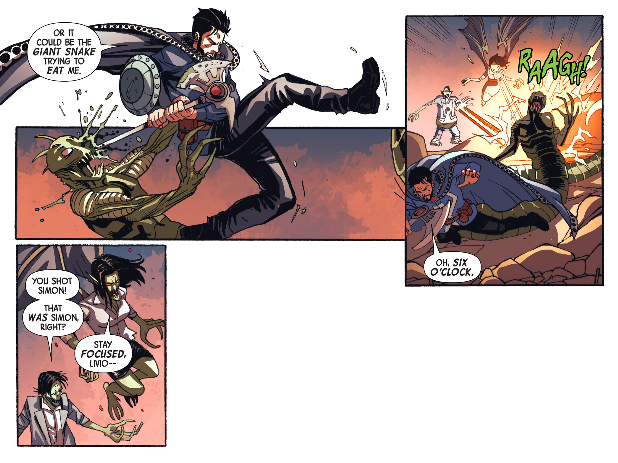 Read online Doctor Strange/Punisher: Magic Bullets Infinite Comic comic -  Issue #3 - 35