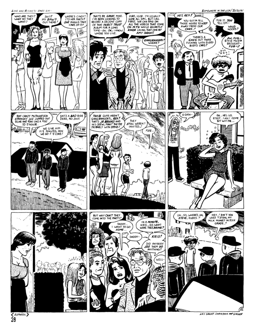 Read online Love and Rockets (1982) comic -  Issue #36 - 30