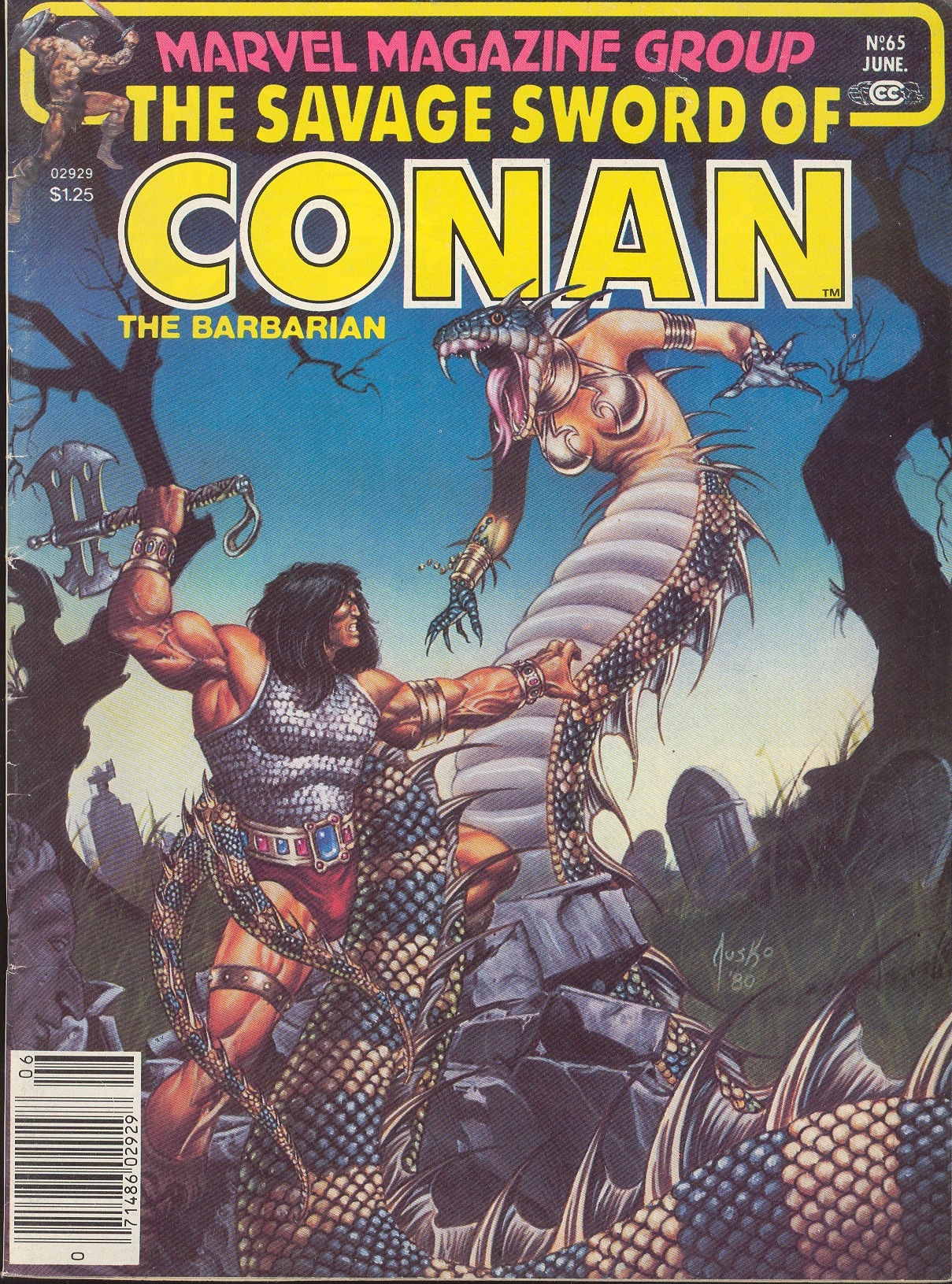 Read online The Savage Sword Of Conan comic -  Issue #65 - 1