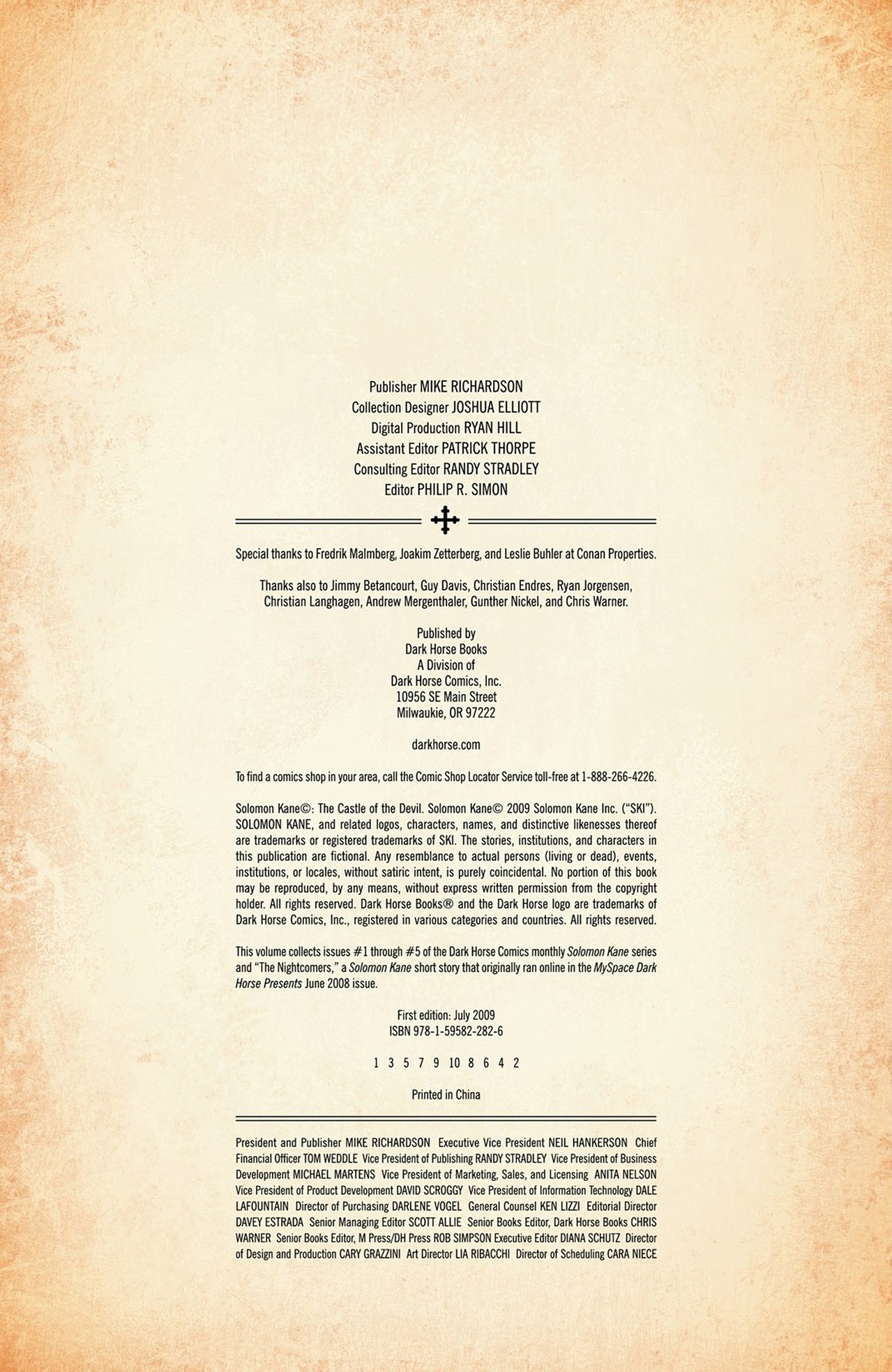 Read online Solomon Kane comic -  Issue # _TPB - 5