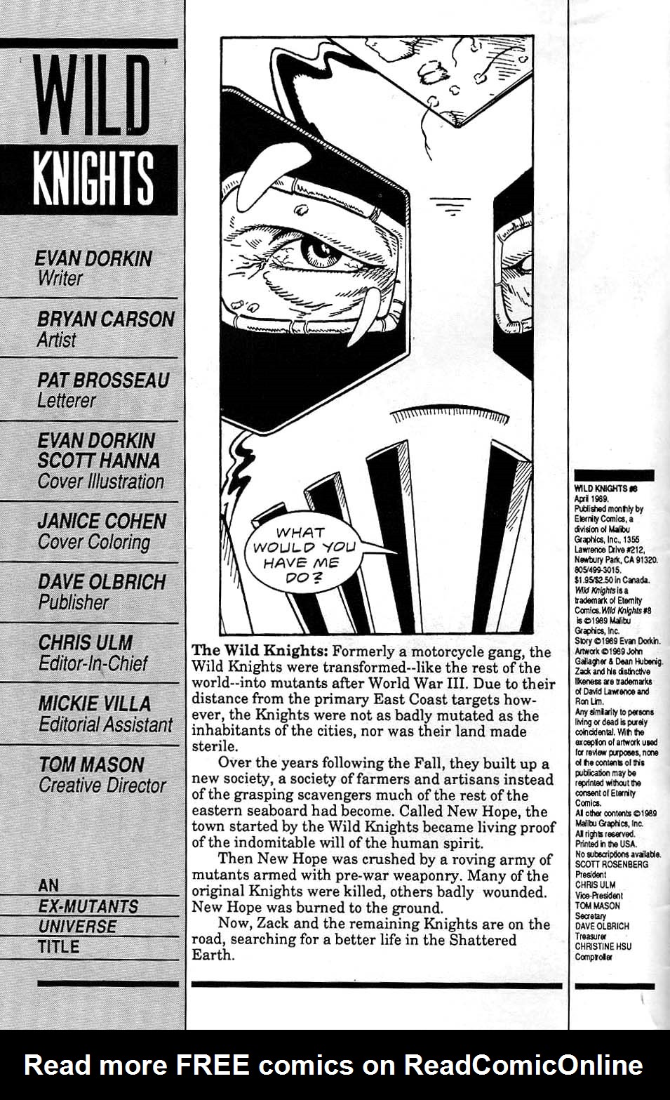 Wild Knights issue 8 - Page 2