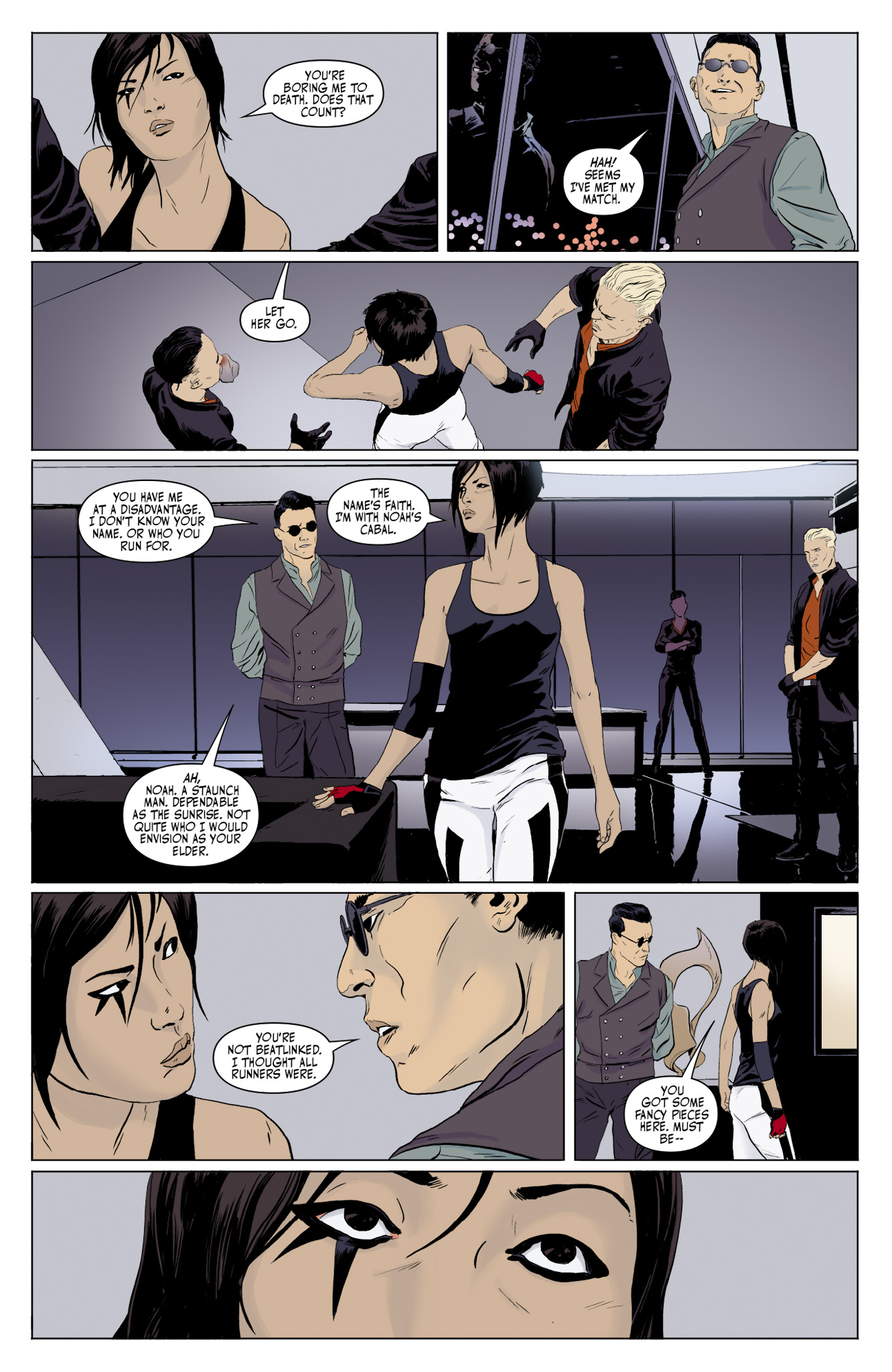 Read online Mirror's Edge: Exordium comic -  Issue #1 - 13