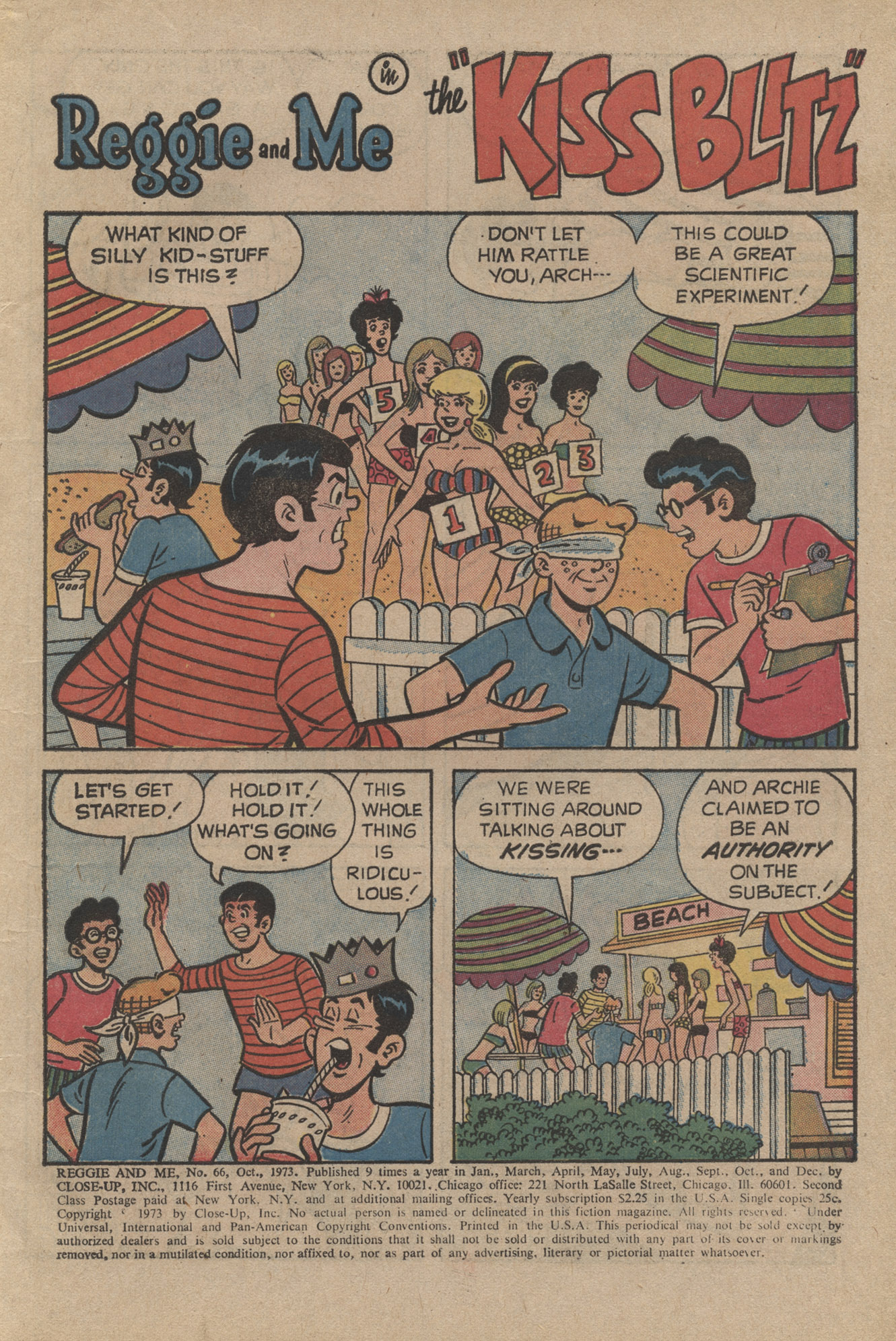 Read online Reggie and Me (1966) comic -  Issue #66 - 3
