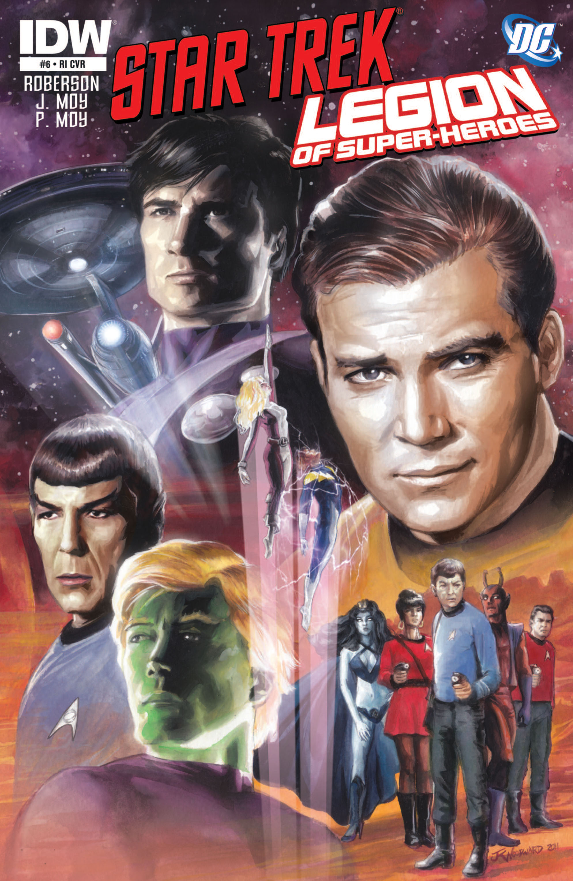 Read online Star Trek/Legion of Super-Heroes comic -  Issue #6 - 3