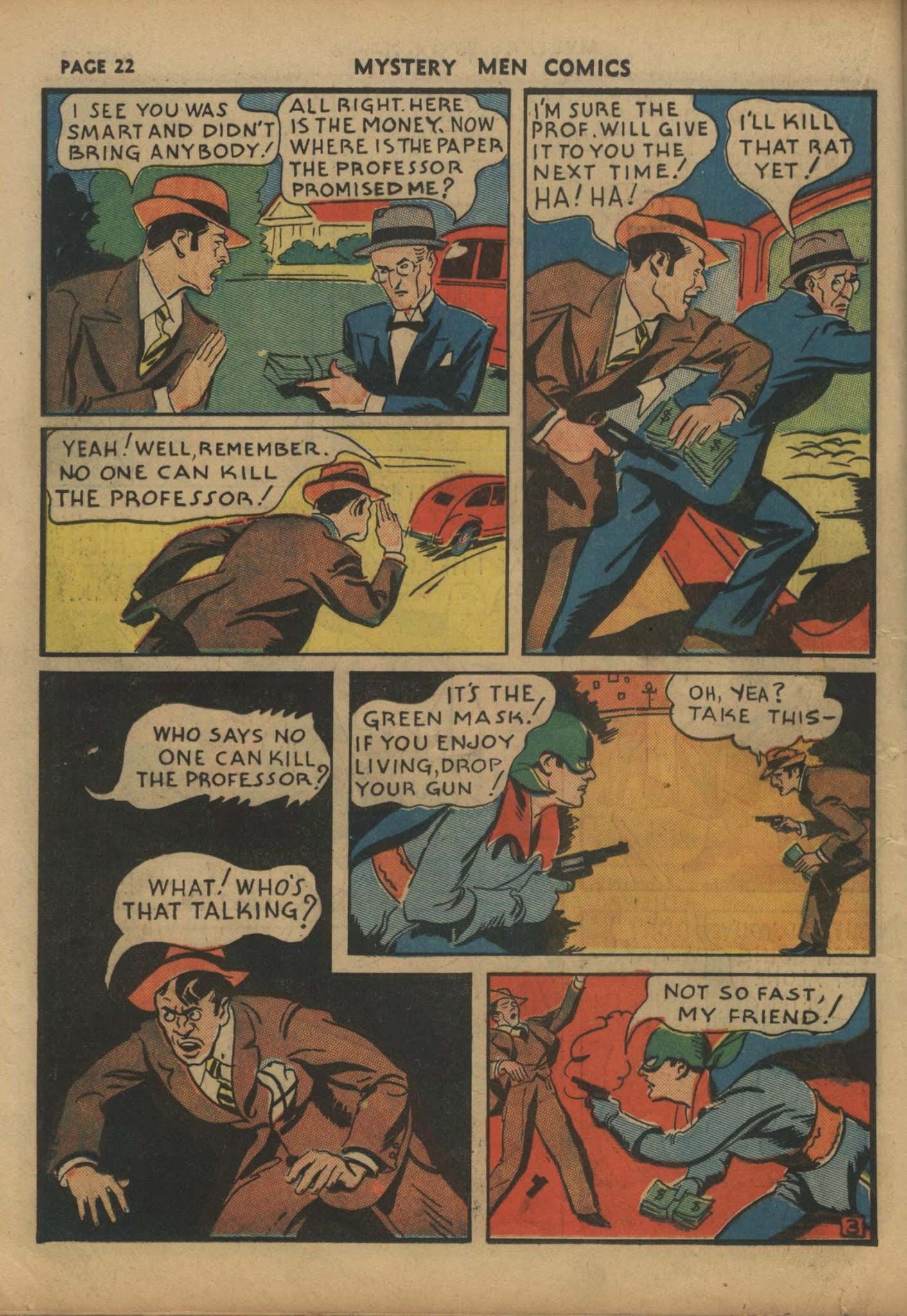 Read online Mystery Men Comics comic -  Issue #10 - 24
