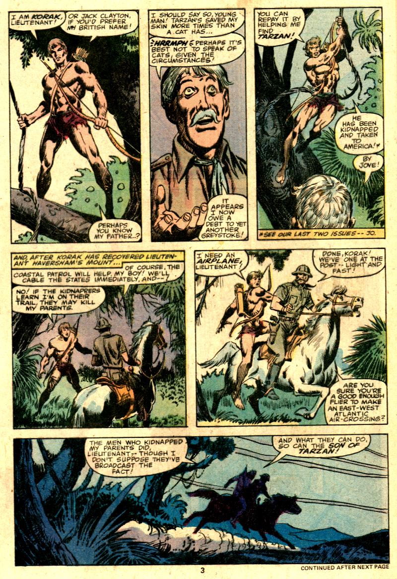 Read online Tarzan (1977) comic -  Issue #27 - 4