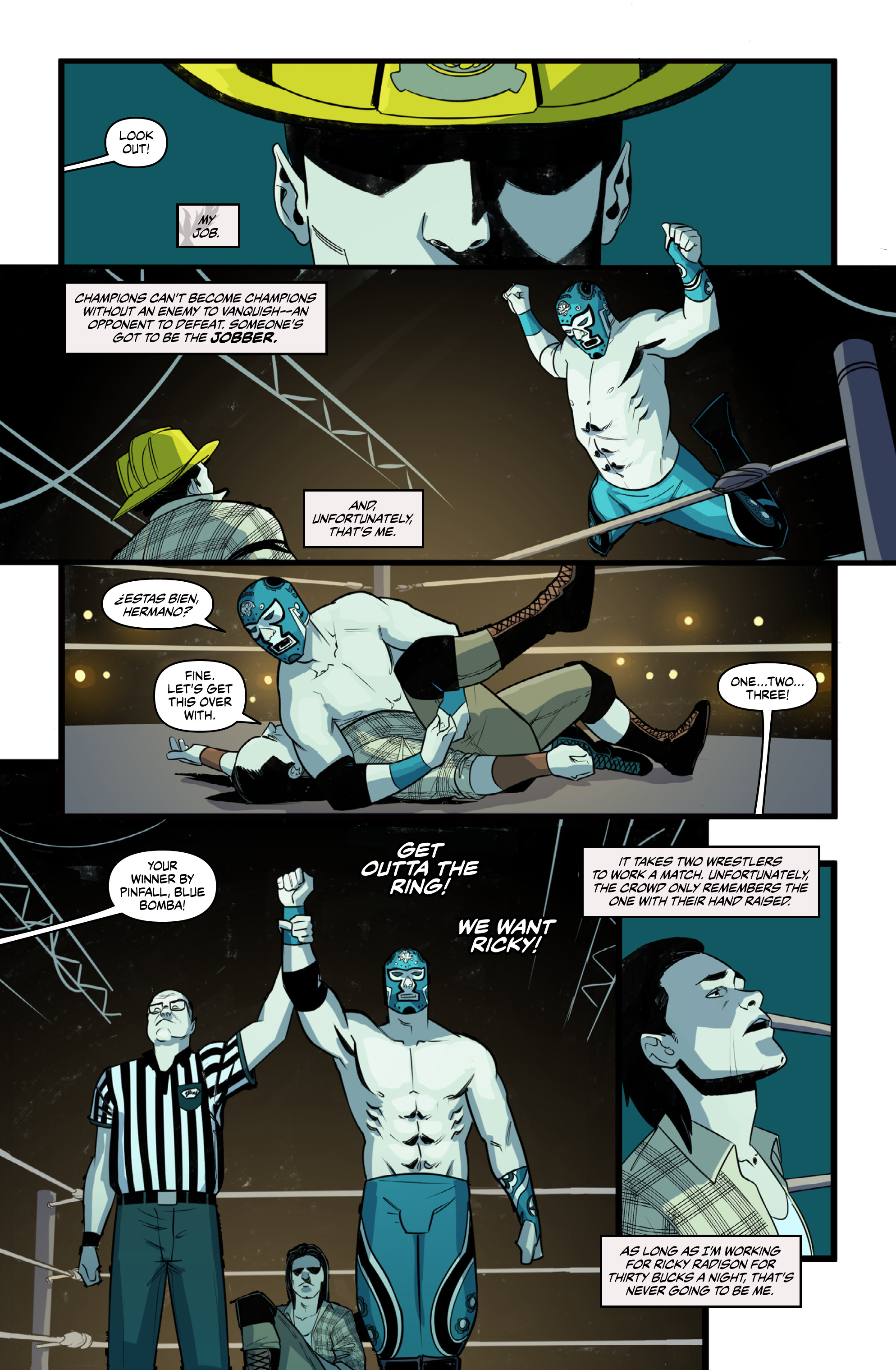 Read online Over the Ropes comic -  Issue #1 - 6