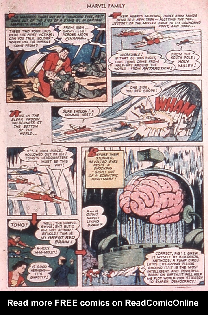 Read online The Marvel Family comic -  Issue #80 - 9