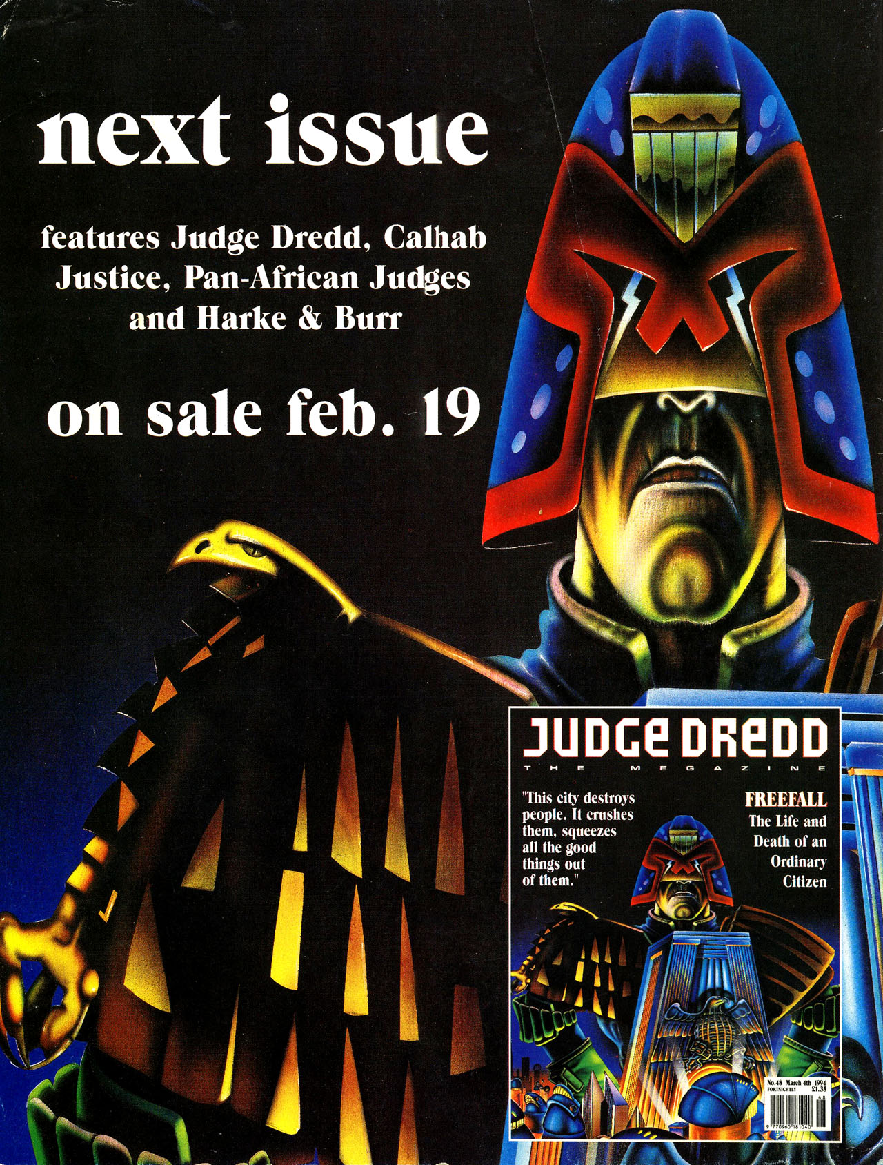 Read online Judge Dredd: The Megazine (vol. 2) comic -  Issue #47 - 44