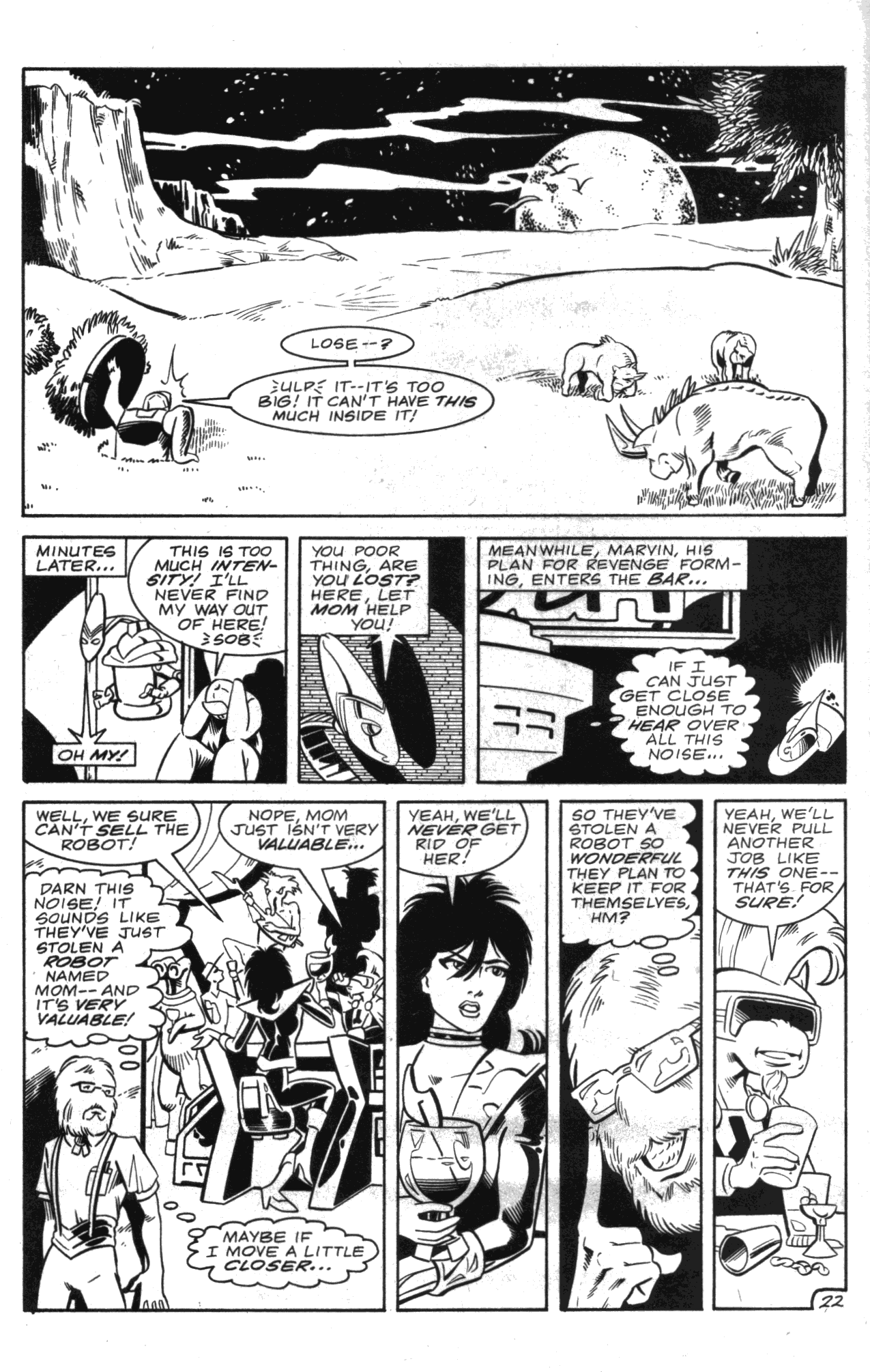 Read online Aristocratic Xtraterrestrial Time-Traveling Thieves comic -  Issue #3 - 24