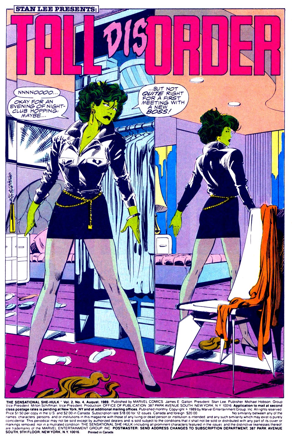 Read online The Sensational She-Hulk comic -  Issue #4 - 2