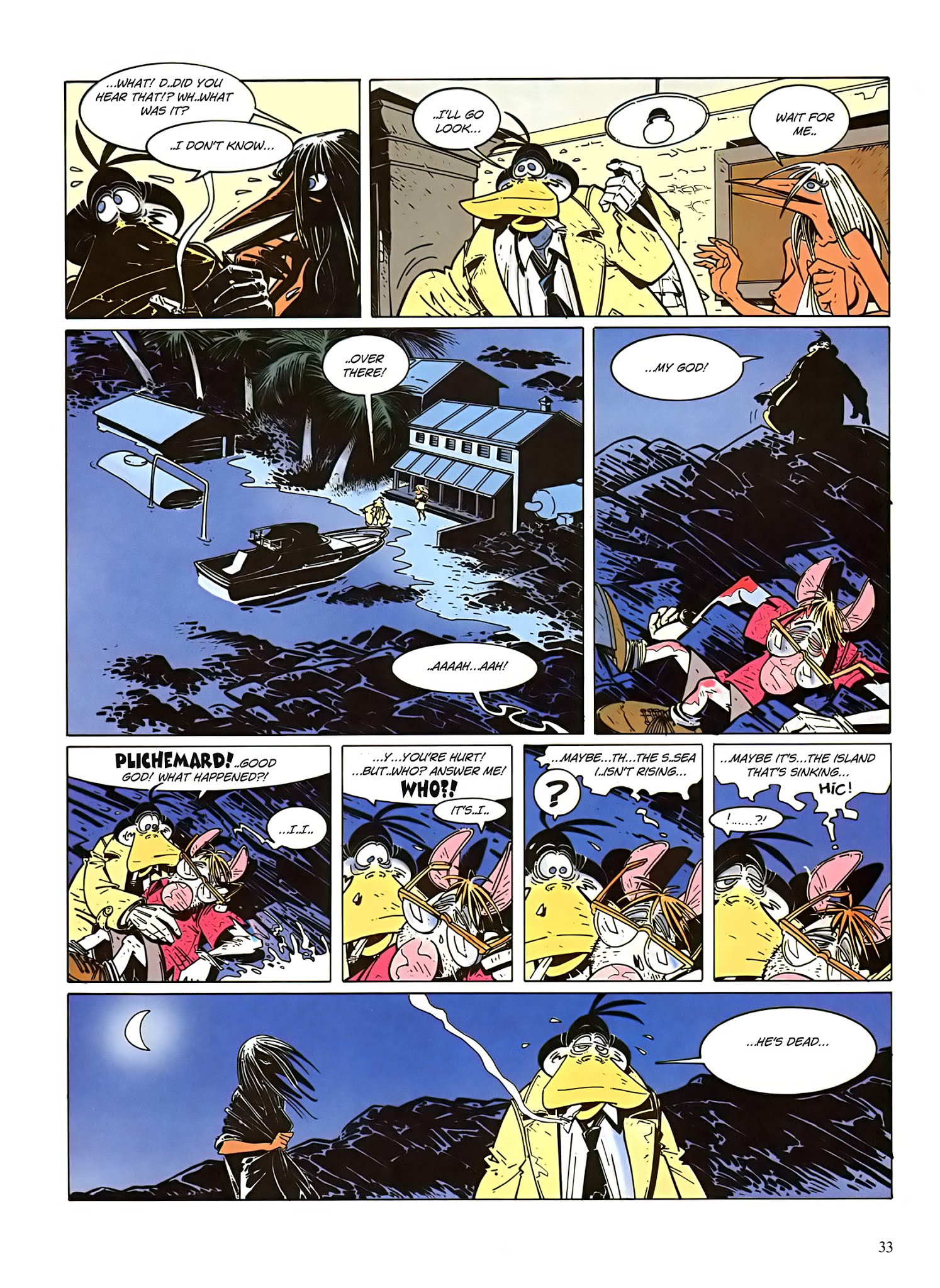 Read online Une enquête de l'inspecteur Canardo comic -  Issue #7 - 34