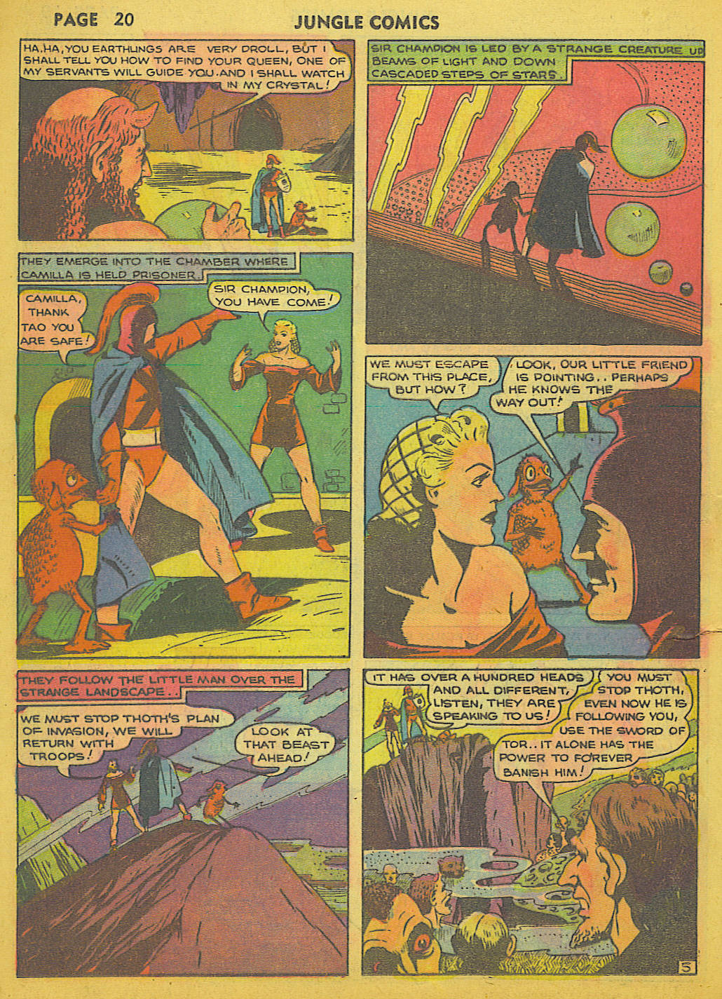 Read online Jungle Comics comic -  Issue #11 - 23