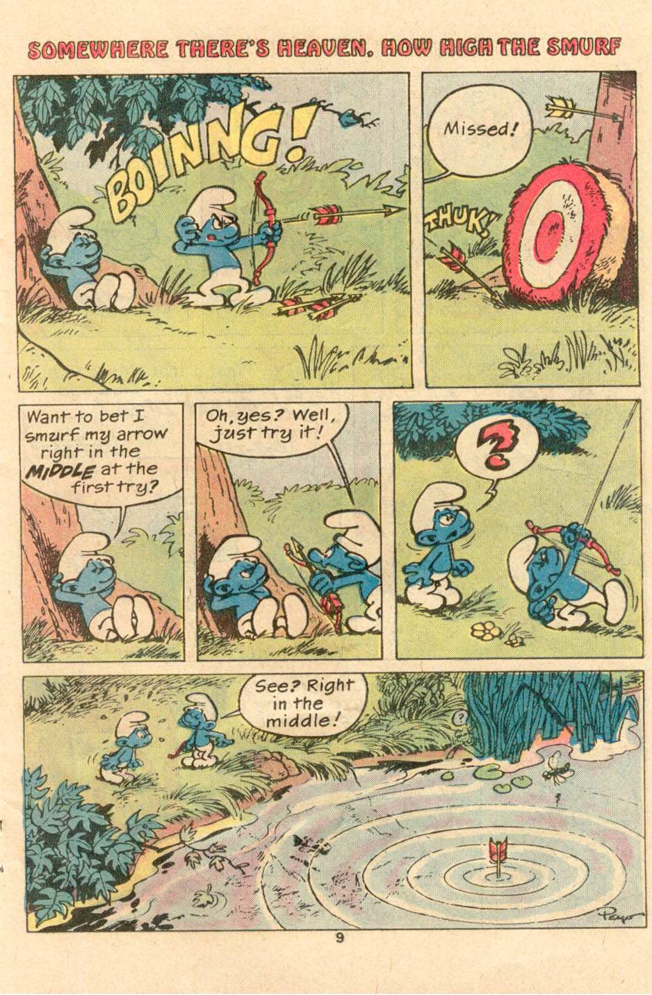 Read online Smurfs comic -  Issue #1 - 9