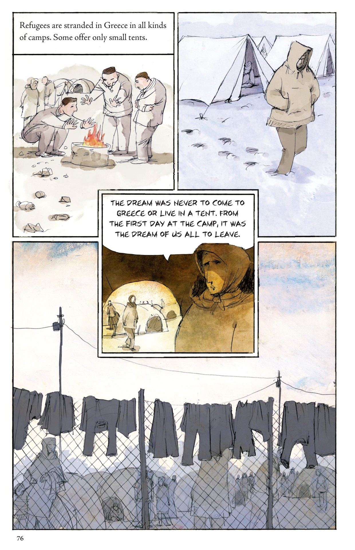 Read online The Unwanted: Stories of the Syrian Refugees comic -  Issue # TPB - 69
