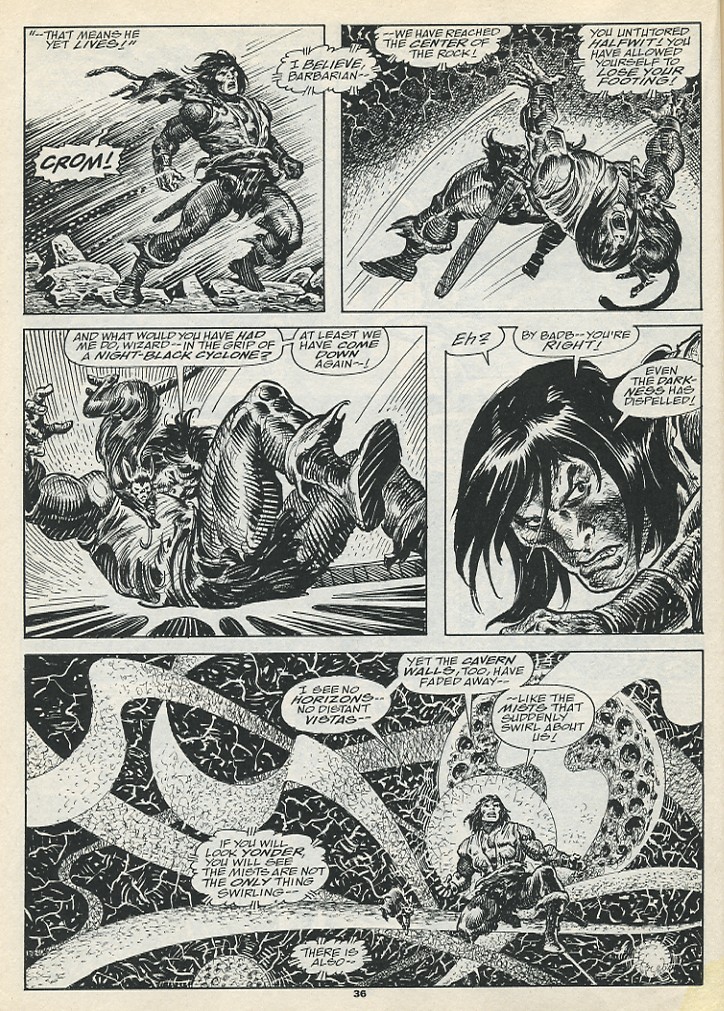 Read online The Savage Sword Of Conan comic -  Issue #193 - 38