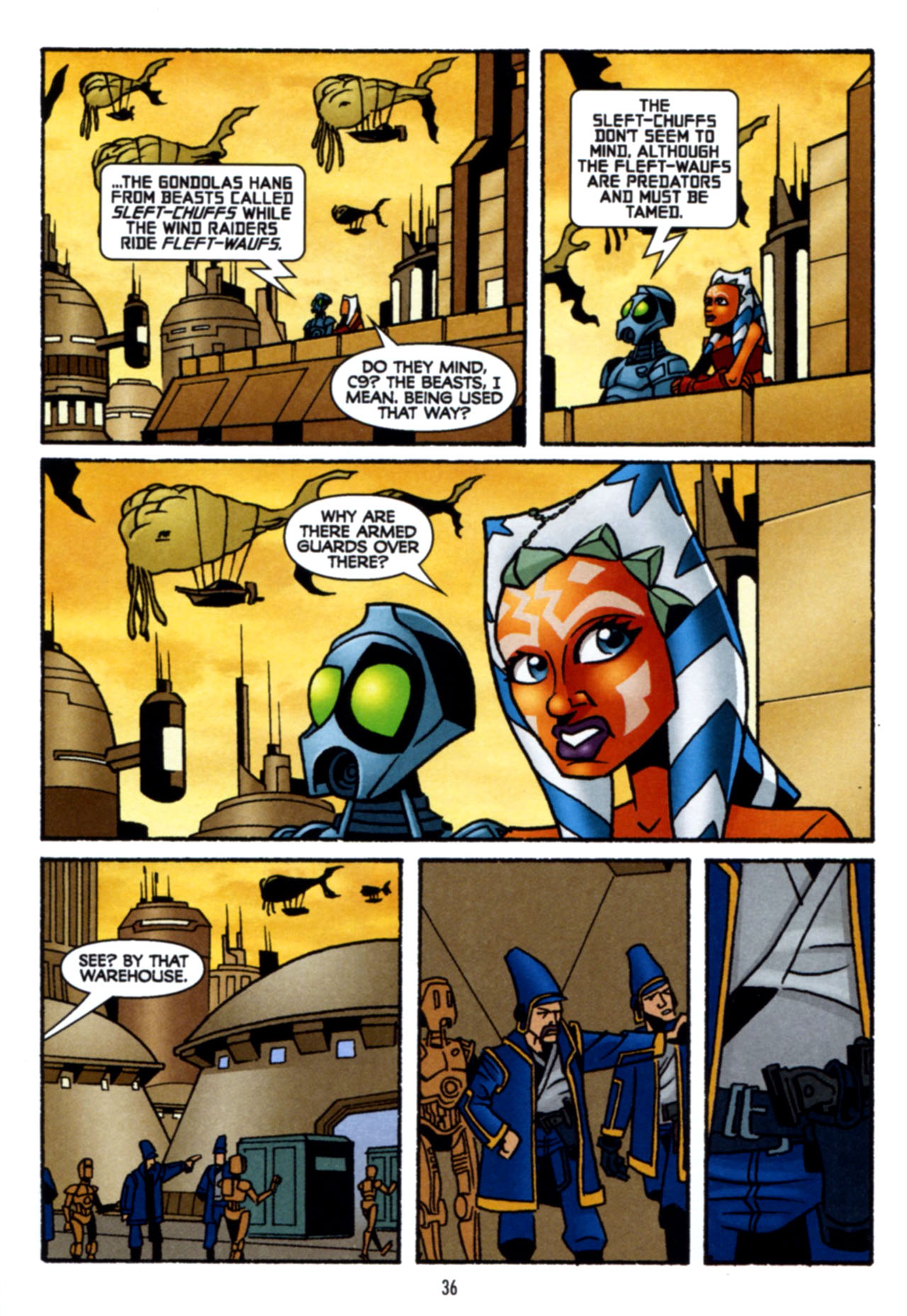 Read online Star Wars: The Clone Wars - The Wind Raiders of Taloraan comic -  Issue # Full - 35