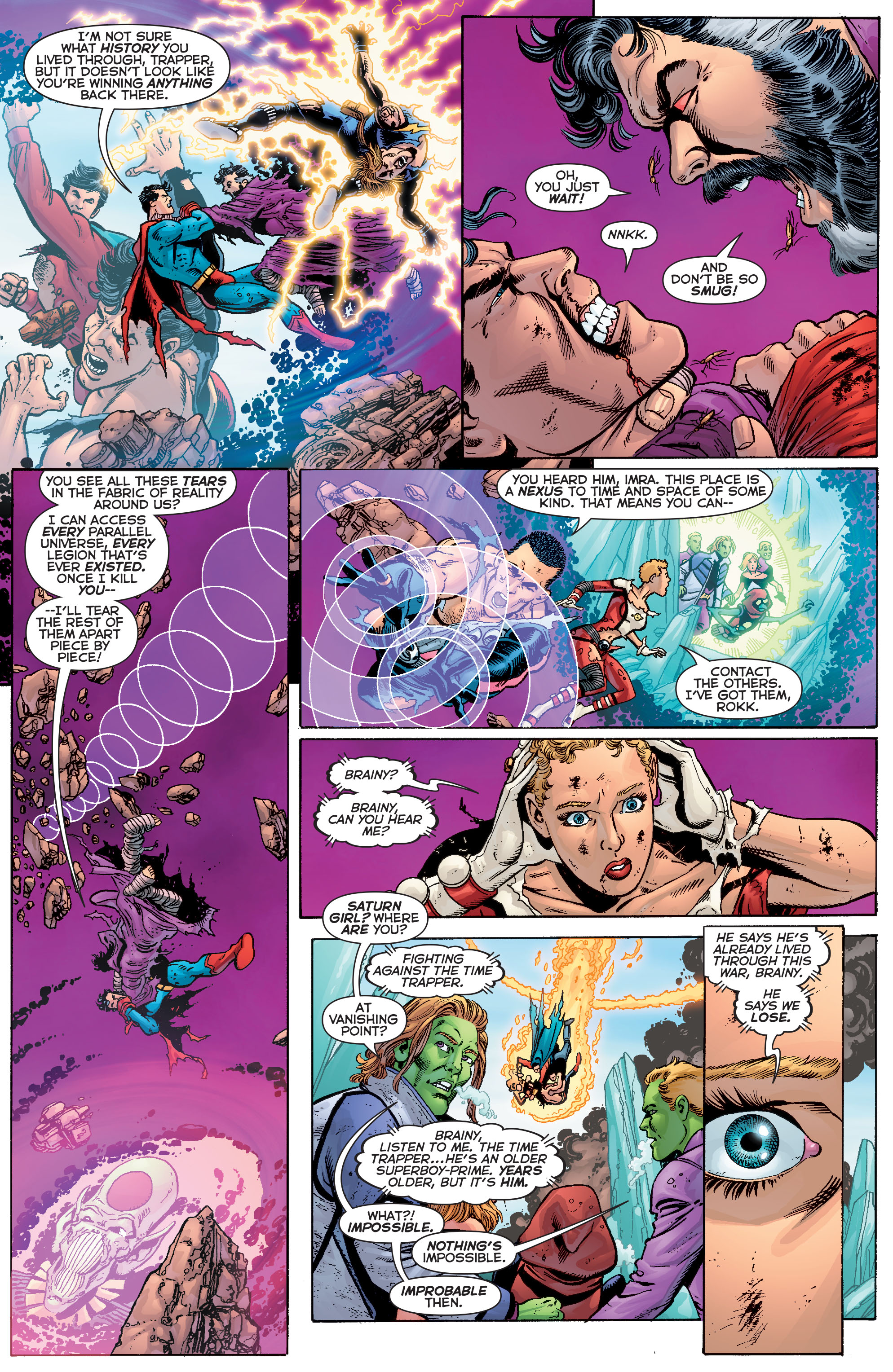 Read online Final Crisis: Legion of Three Worlds comic -  Issue #5 - 6