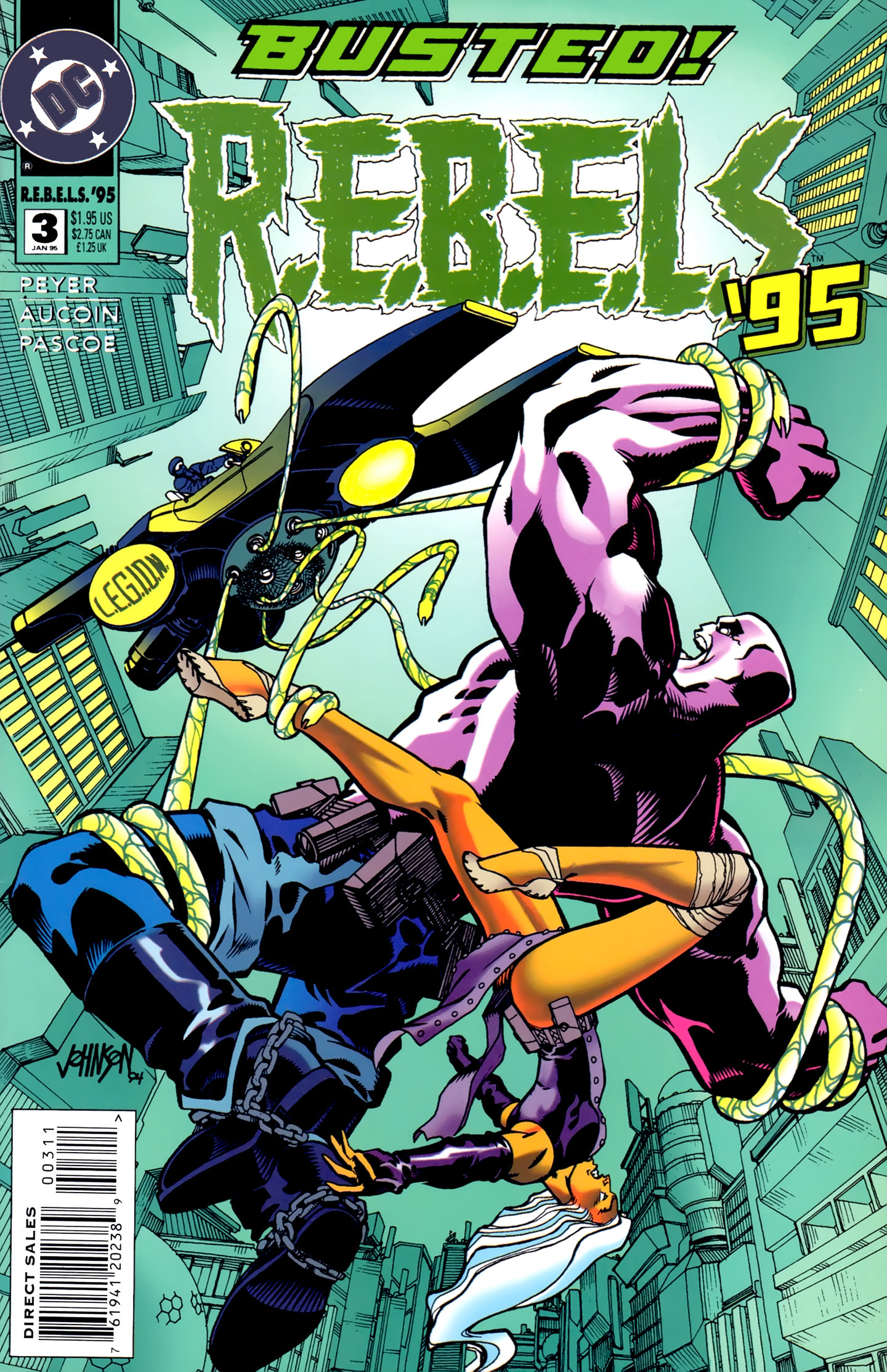 Read online R.E.B.E.L.S. '94 comic -  Issue #3 - 1