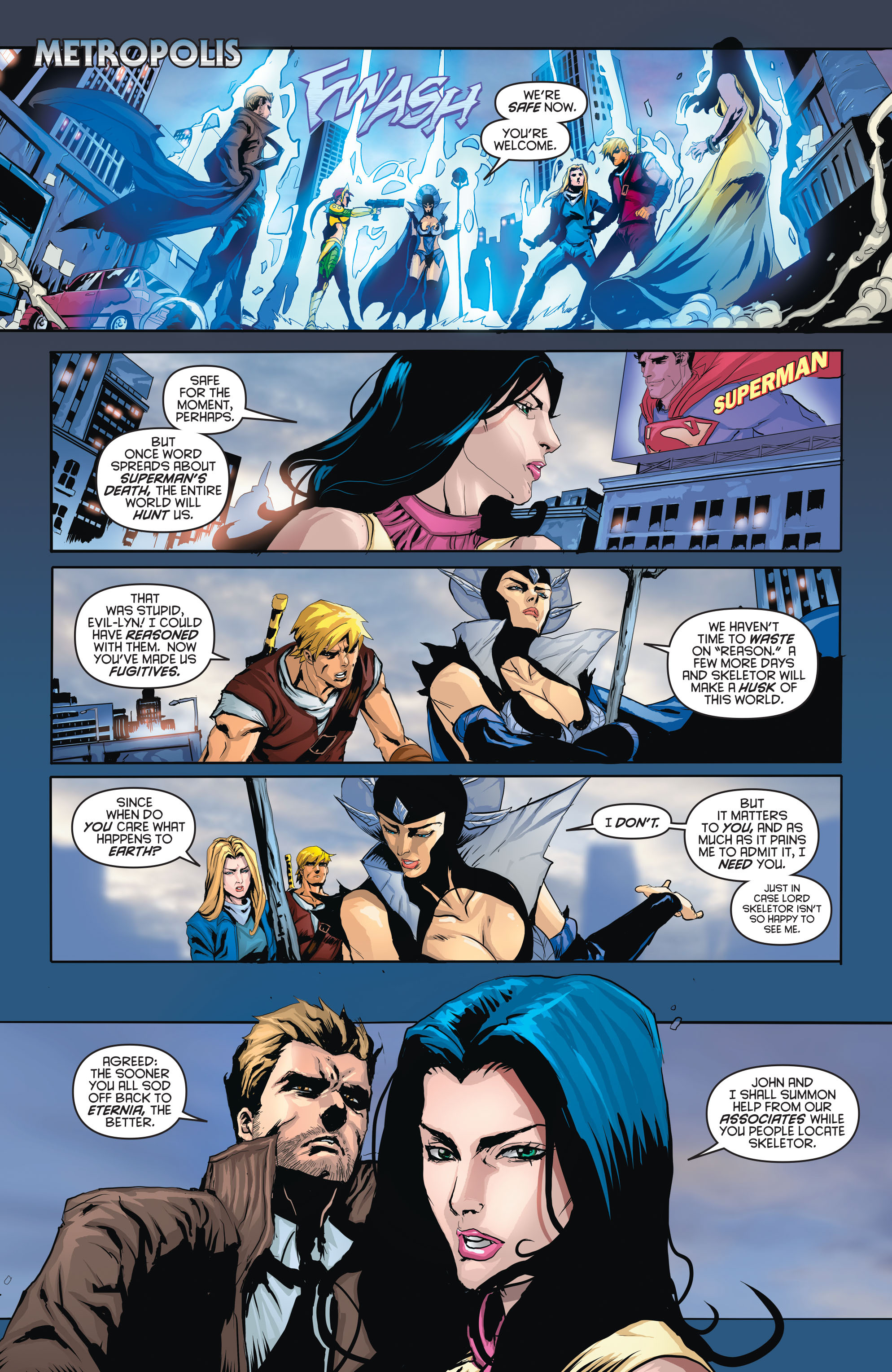Read online DC Universe vs. The Masters of the Universe comic -  Issue #3 - 7