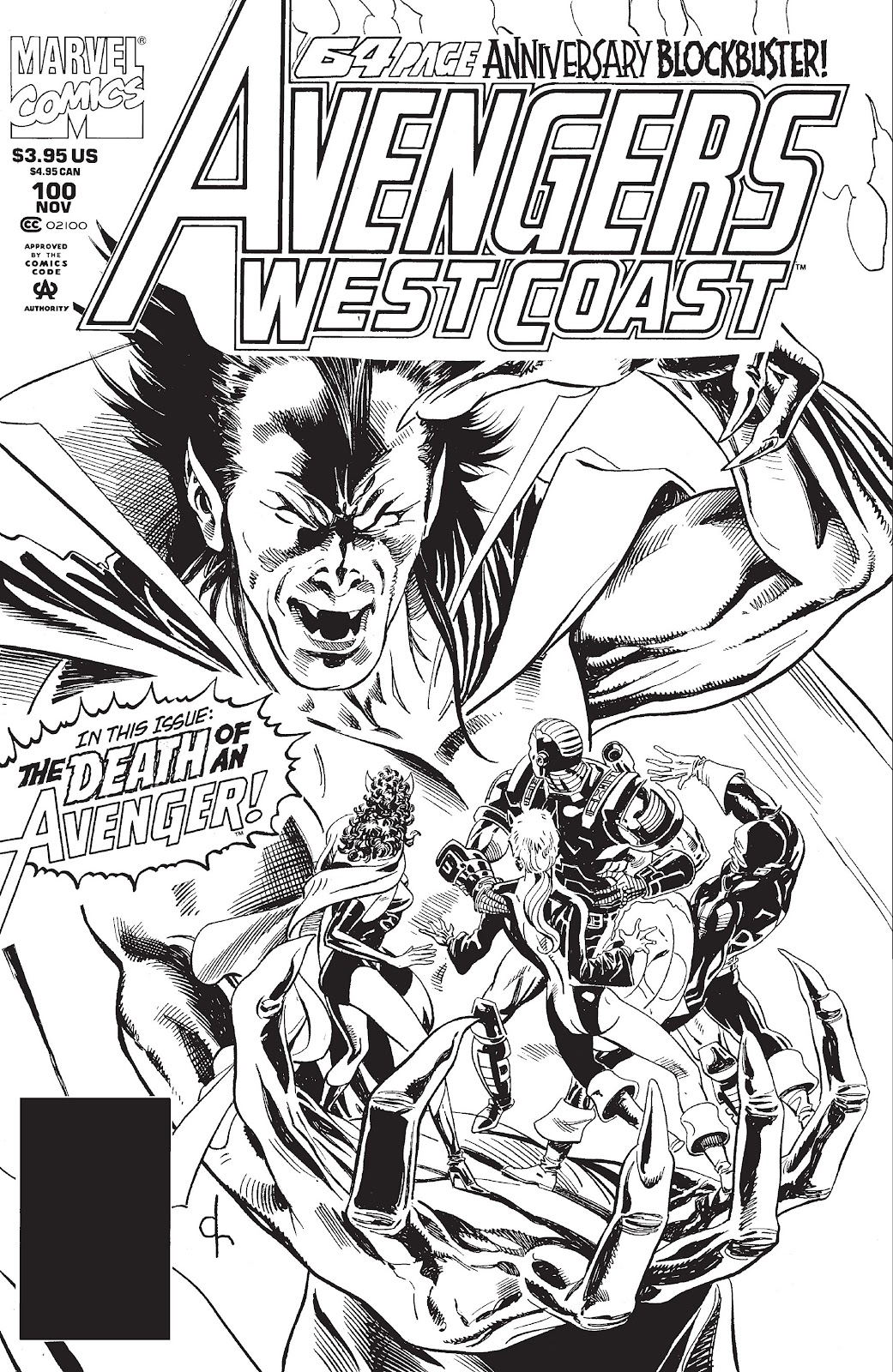 Avengers West Coast (1989) 100 Page 1