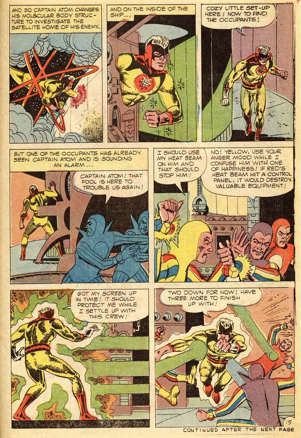 Read online Captain Atom (1965) comic -  Issue #81 - 17