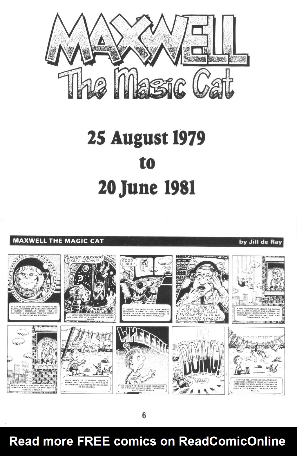 Read online Alan Moore's Maxwell the Magic Cat comic -  Issue #1 - 5