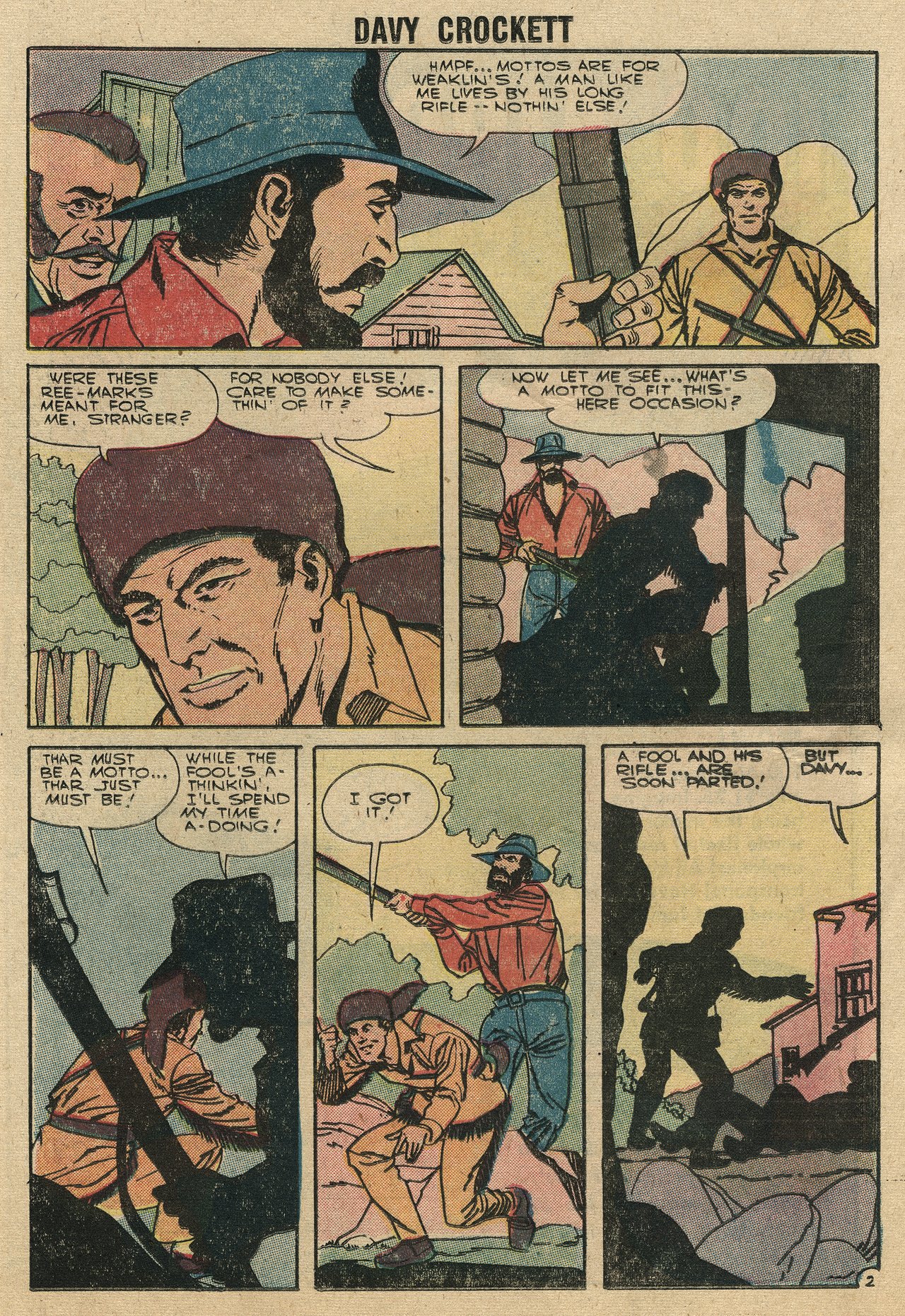 Read online Davy Crockett comic -  Issue #7 - 21