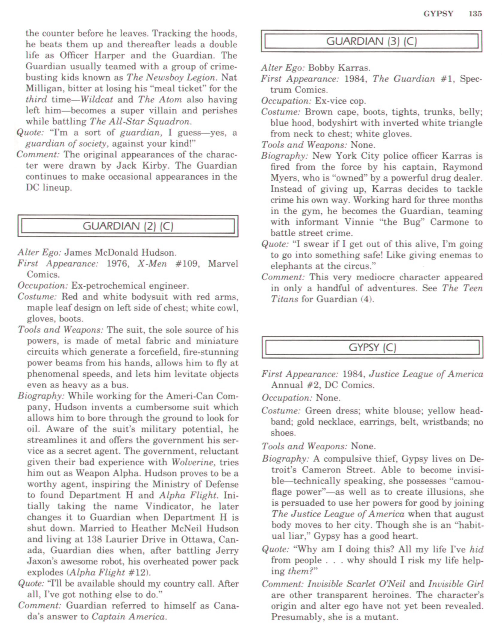 Read online The Encyclopedia of Superheroes comic -  Issue # TPB (Part 2) - 54