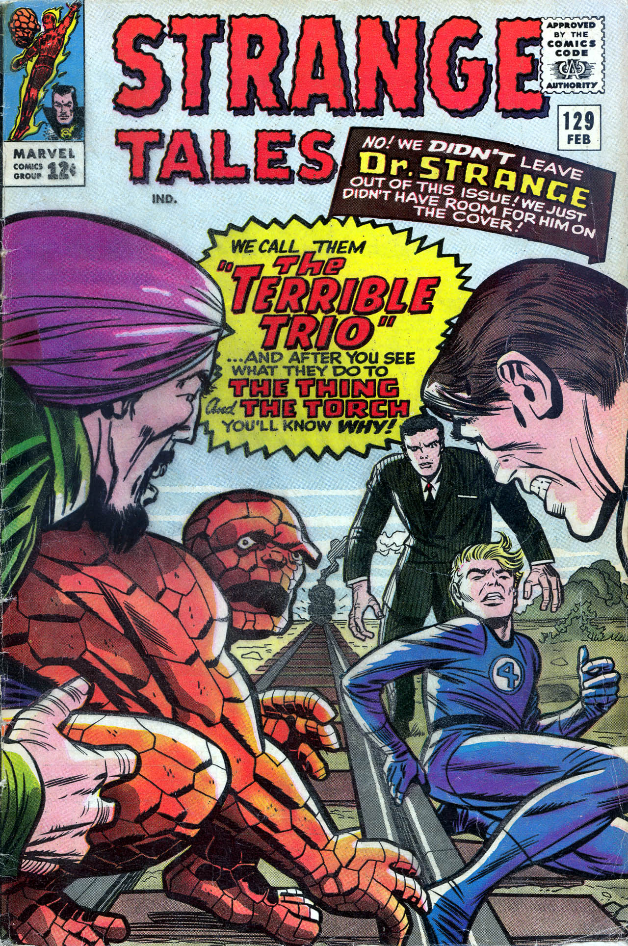 Read online Strange Tales (1951) comic -  Issue #129 - 1