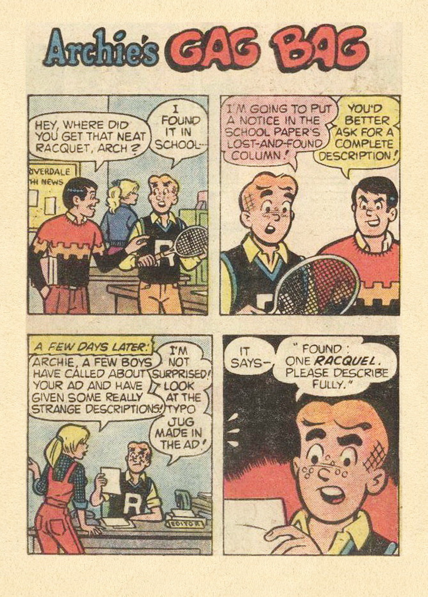Read online Archie...Archie Andrews, Where Are You? Digest Magazine comic -  Issue #30 - 68
