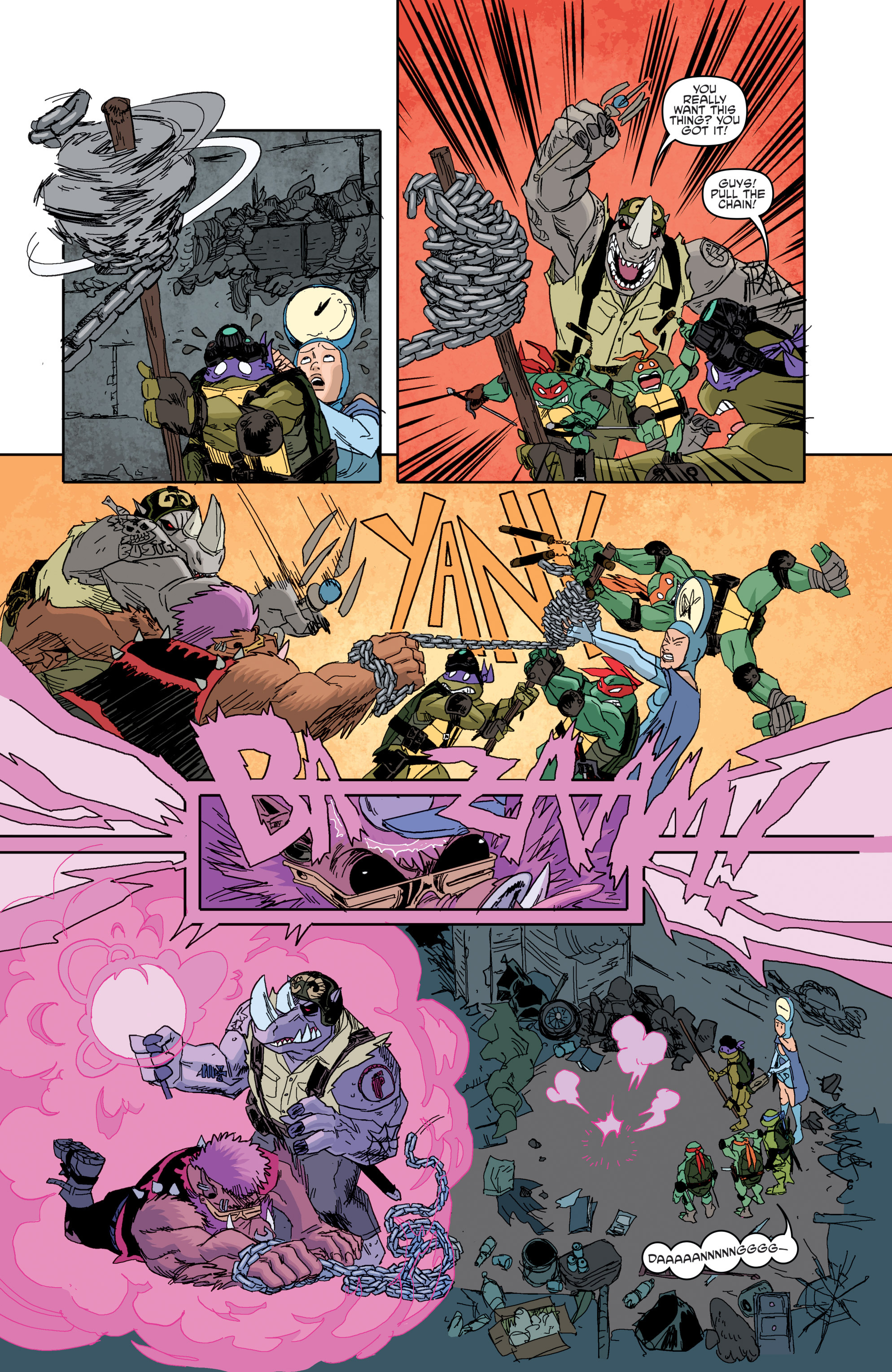 Read online Teenage Mutant Ninja Turtles Bebop & Rocksteady Destroy Everything comic -  Issue #1 - 19