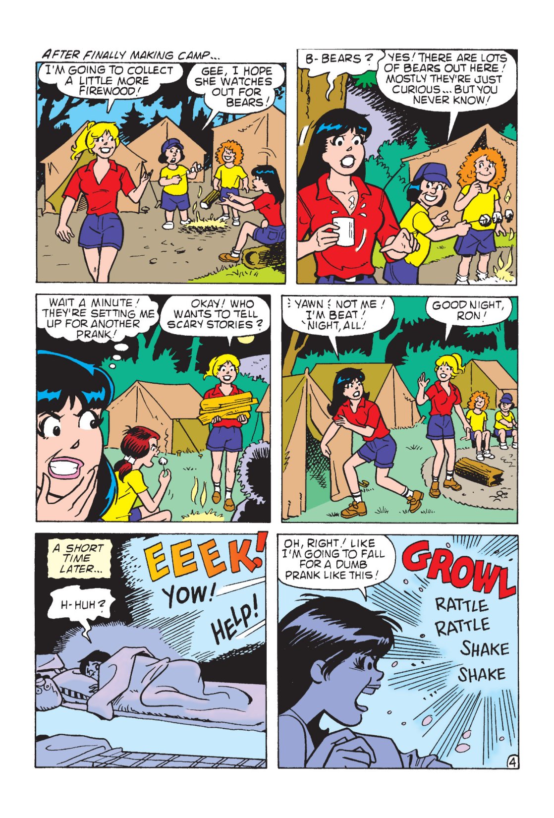 Read online Archie's Camp Tales comic -  Issue # TPB - 39