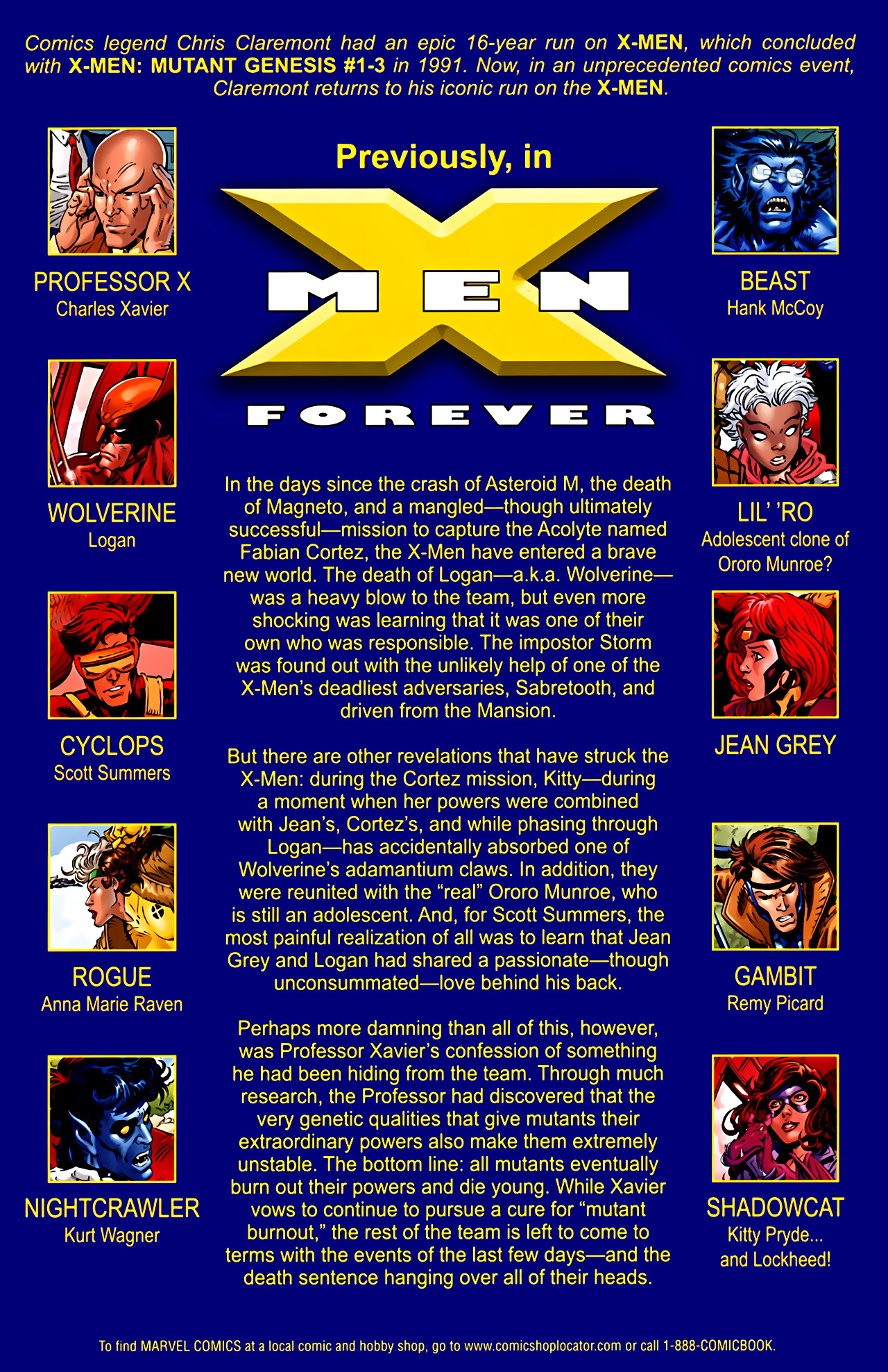 Read online X-Men Forever (2009) comic -  Issue #6 - 2