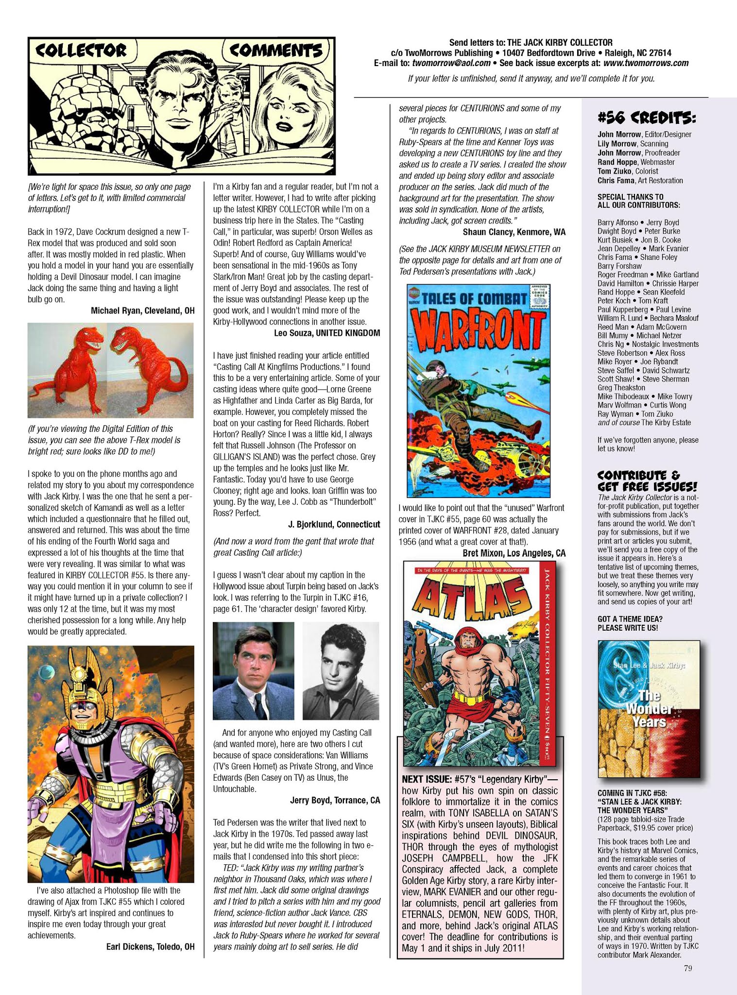 Read online The Jack Kirby Collector comic -  Issue #56 - 76