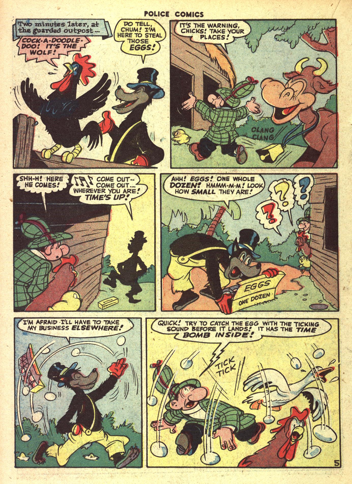 Read online Police Comics comic -  Issue #65 - 28