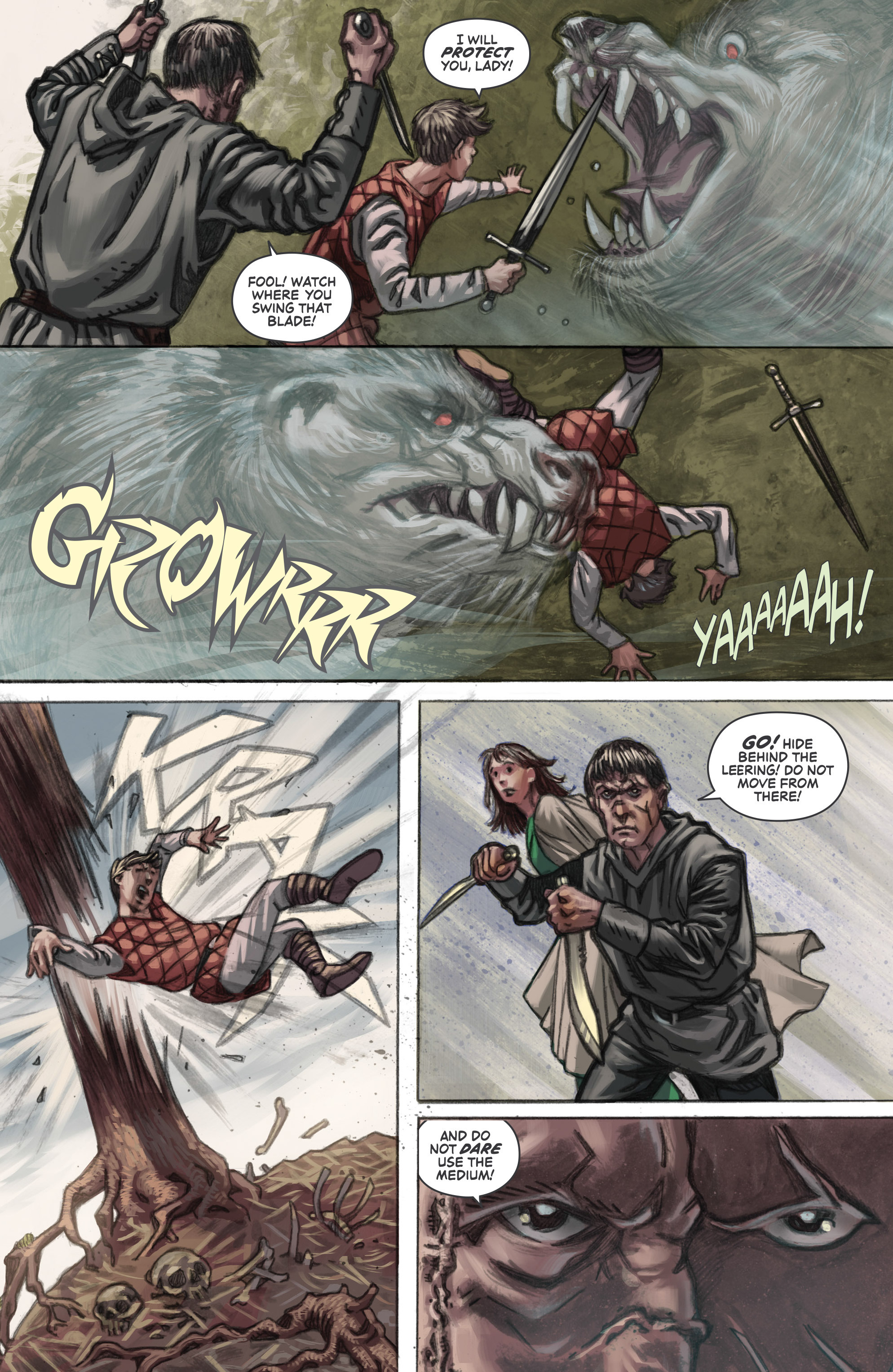 Read online Muirwood: The Lost Abbey comic -  Issue #3 - 4