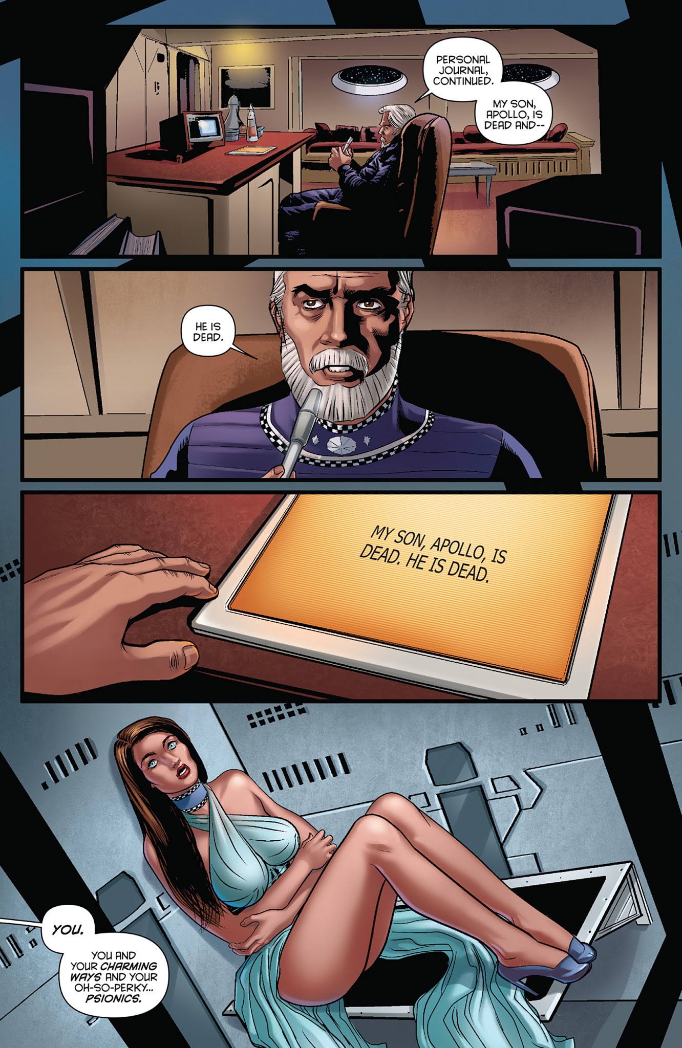 Read online Classic Battlestar Galactica: The Death of Apollo comic -  Issue #2 - 21