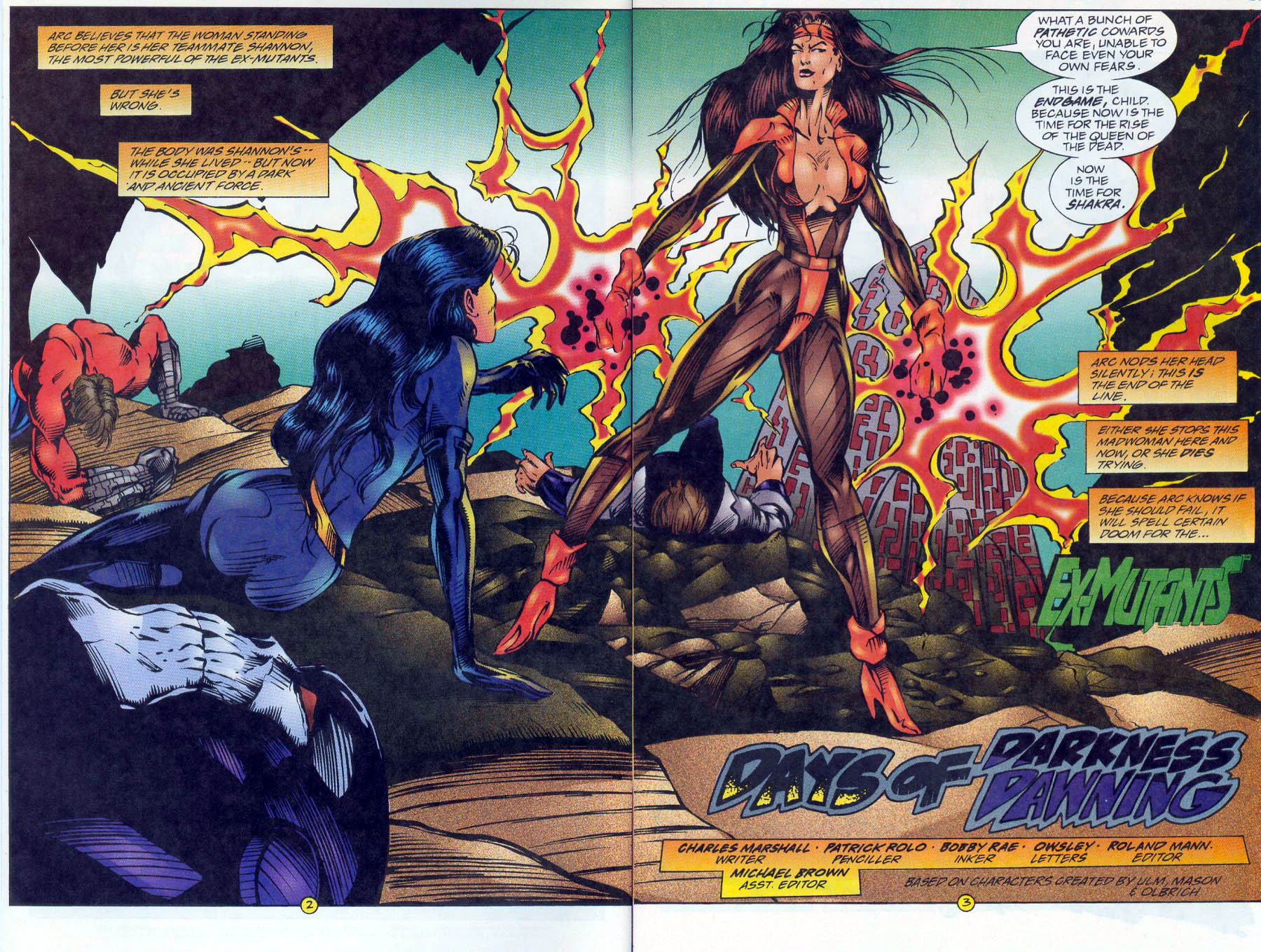Read online Ex-Mutants comic -  Issue #16 - 3