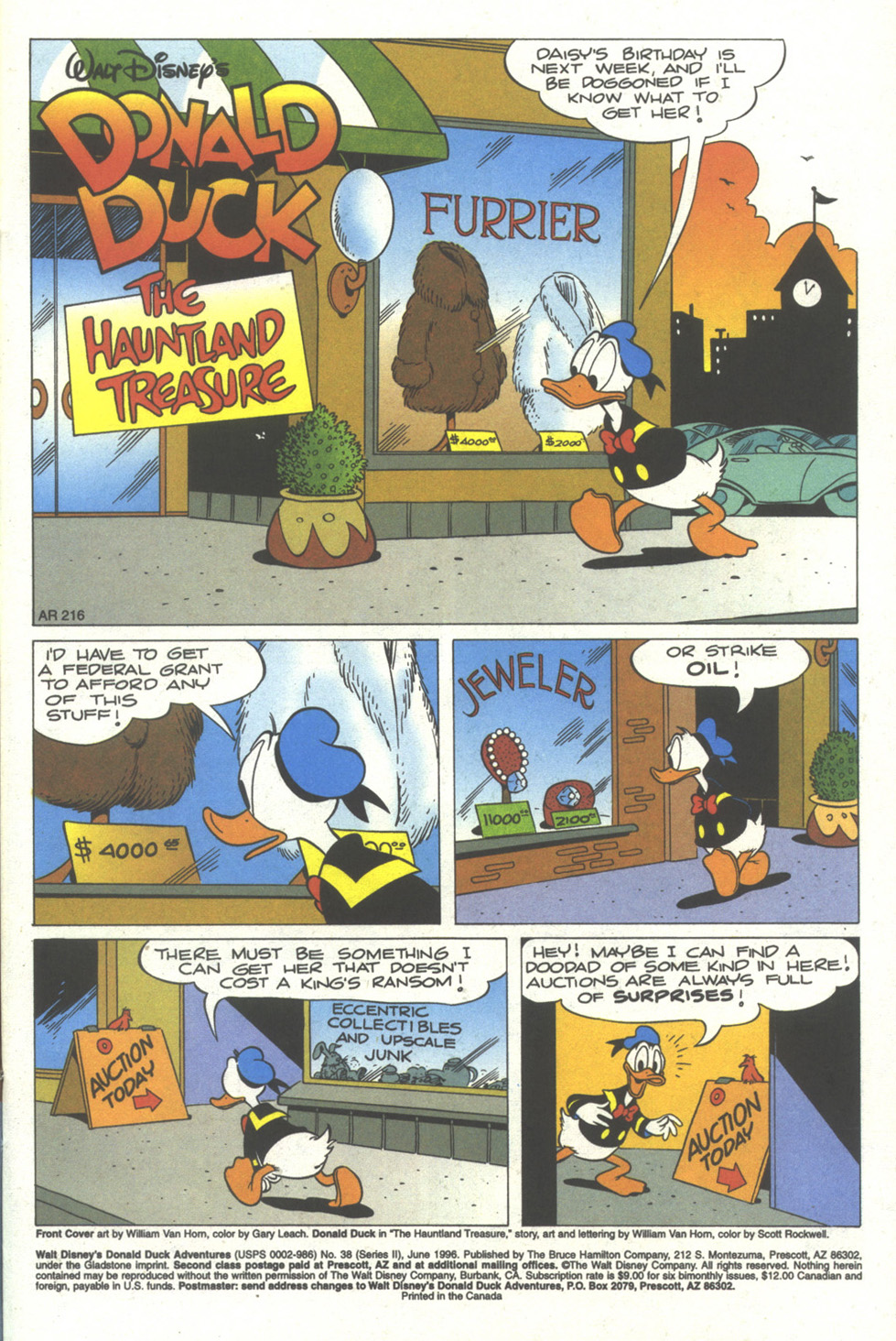 Read online Walt Disney's Donald Duck Adventures (1987) comic -  Issue #38 - 3