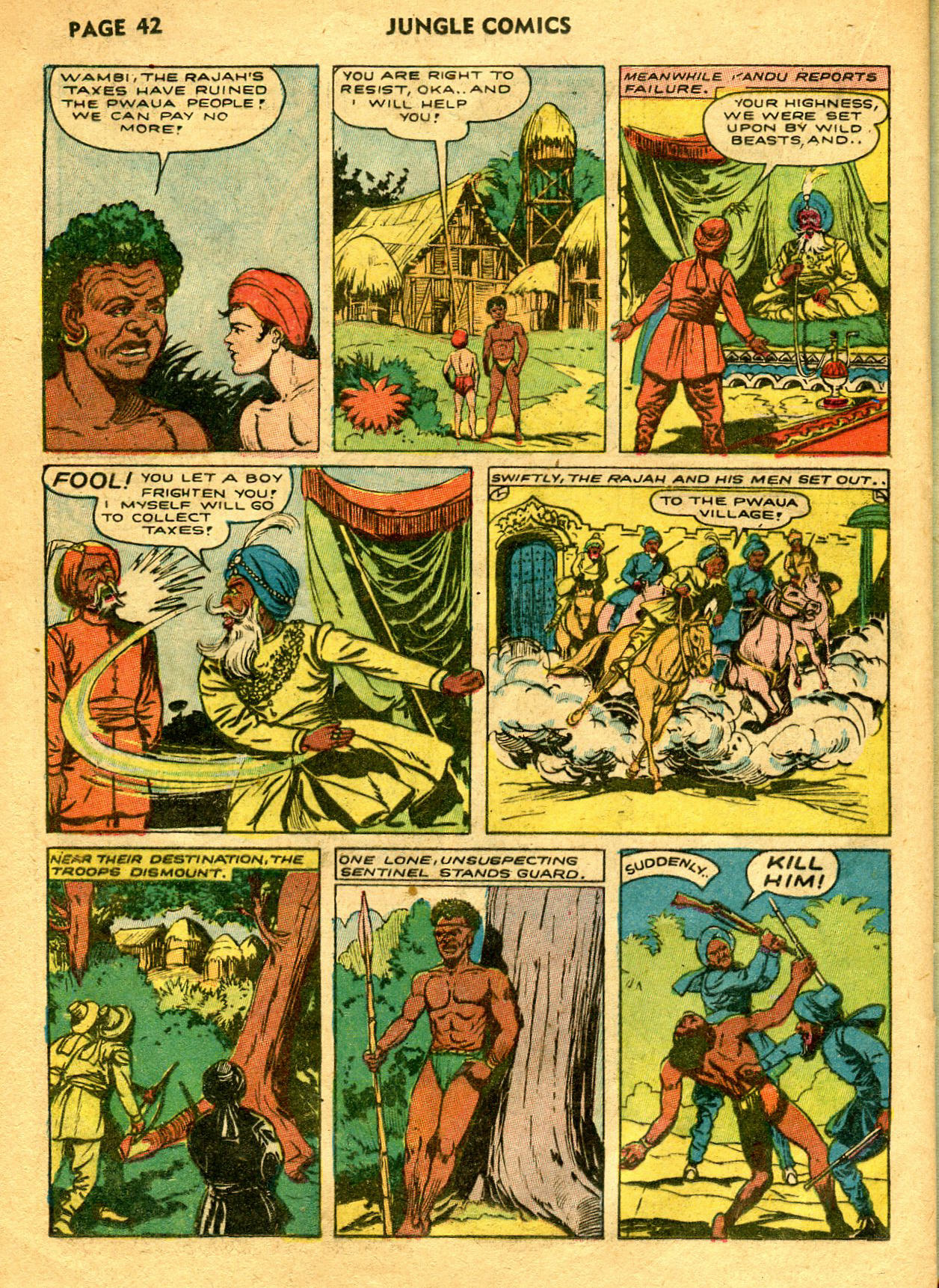 Read online Jungle Comics comic -  Issue #33 - 44