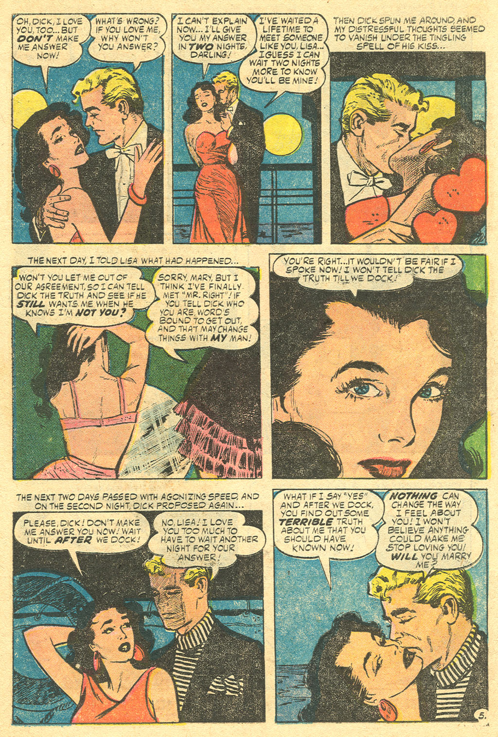 Read online Love Romances comic -  Issue #48 - 7