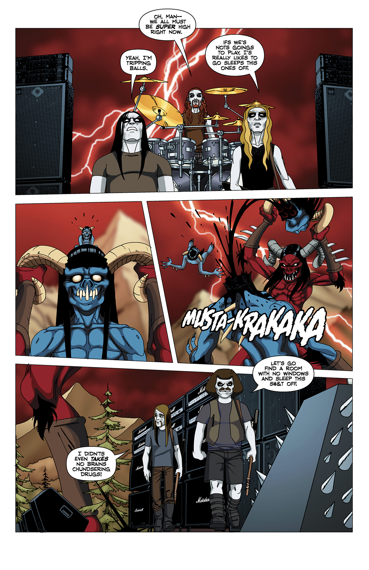 Read online Dethklok comic -  Issue #2 - 22