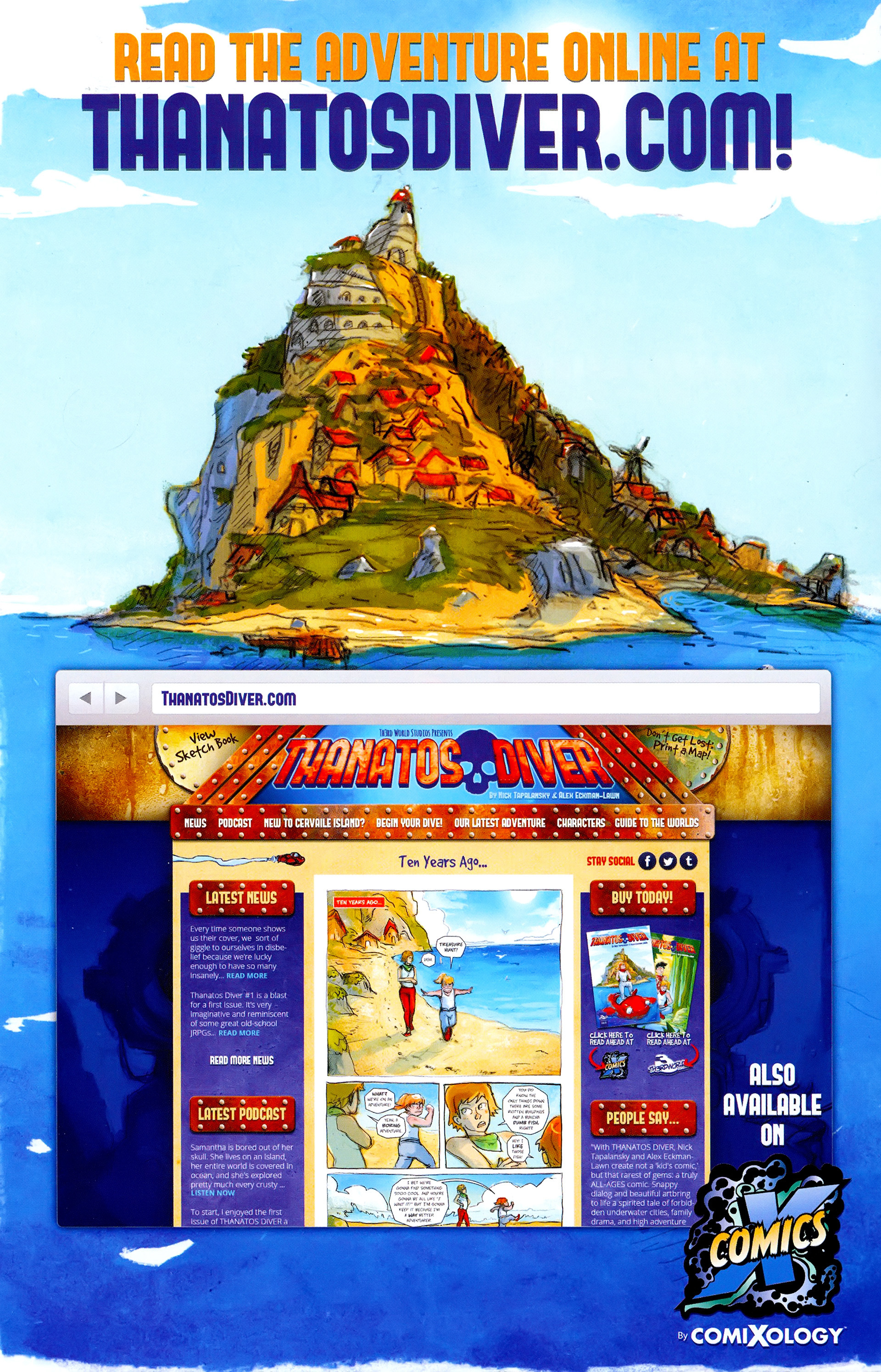 Read online Free Comic Book Day 2015 comic -  Issue # The Stuff of Legend - Thanatos Diver - 30